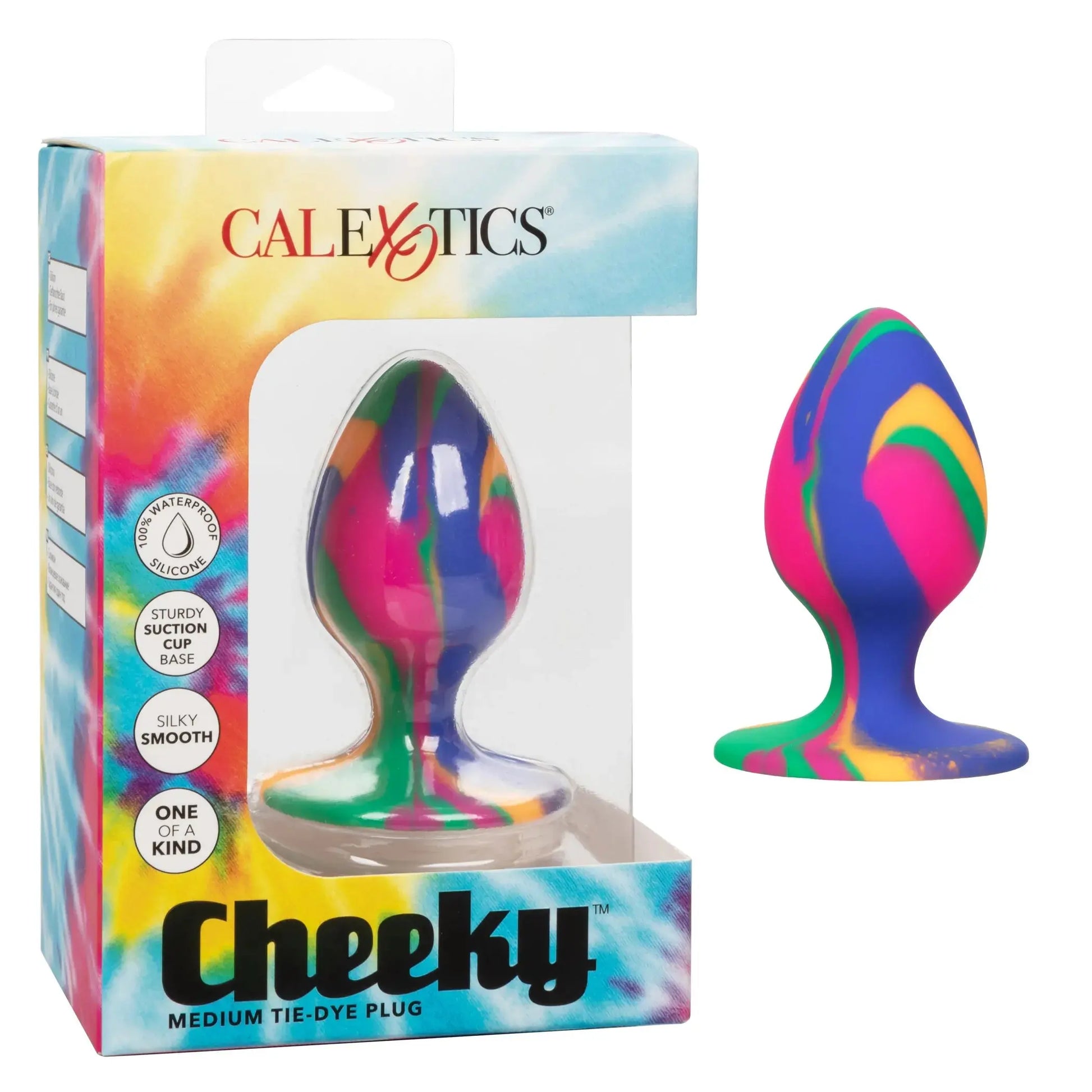 Cheeky Medium Tie Dye Plug California Exotic Novelties