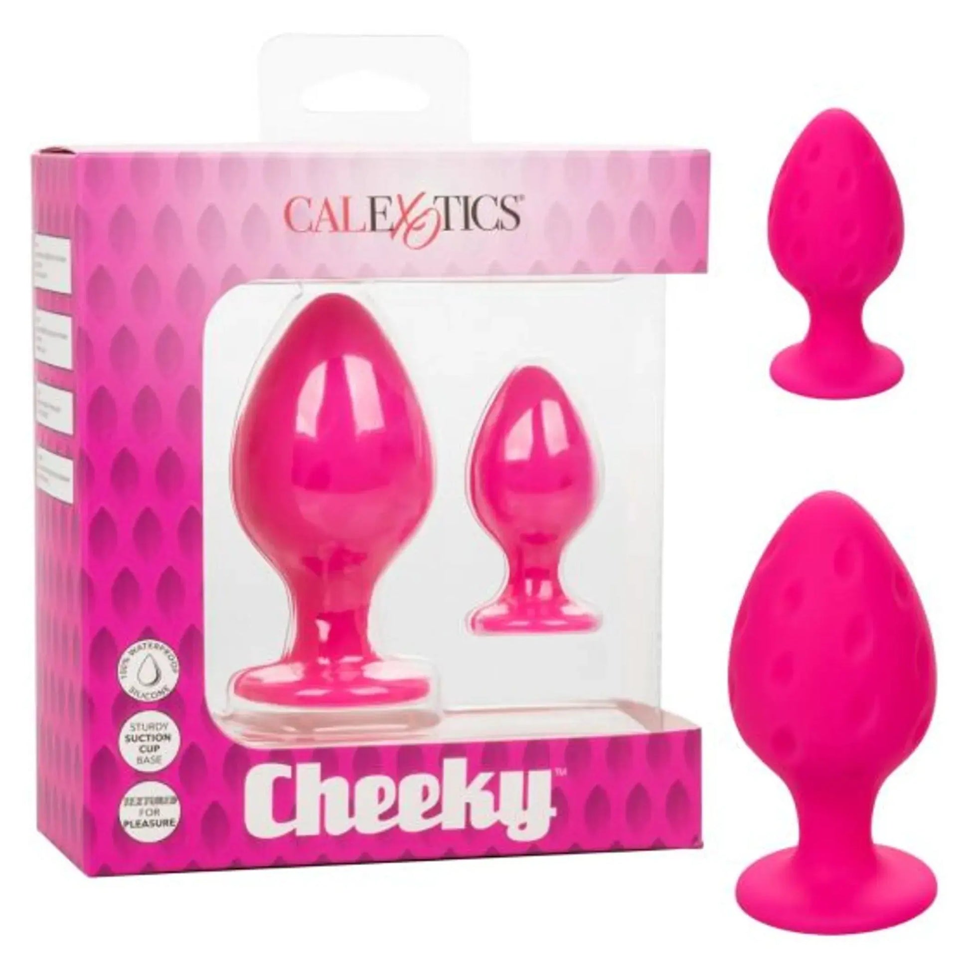 Cheeky Pink Butt Plugs Set California Exotic Novelties