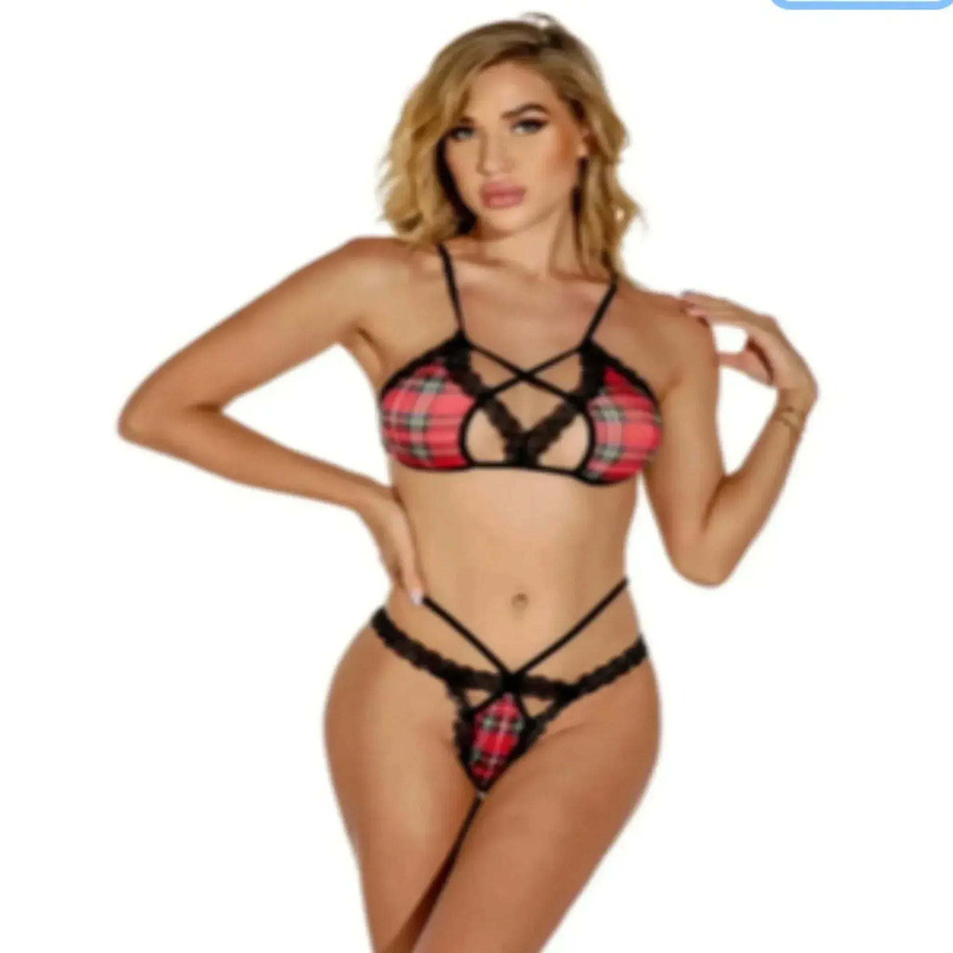 Chloe Lattice Lingerie Set La Belle Fantastique