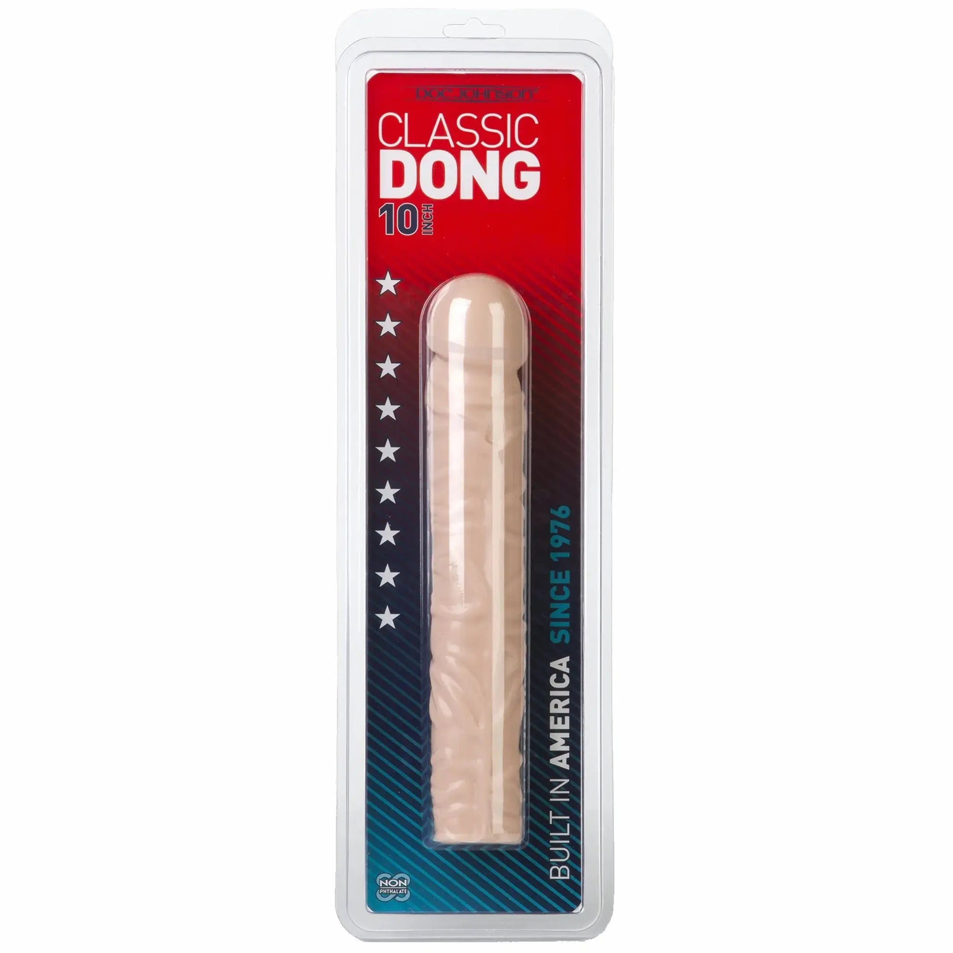 Classic Dong White 10in Doc Johnson Novelties