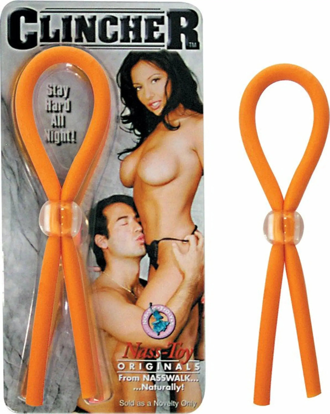 Clincher Cock Ring Orange Nasstoys