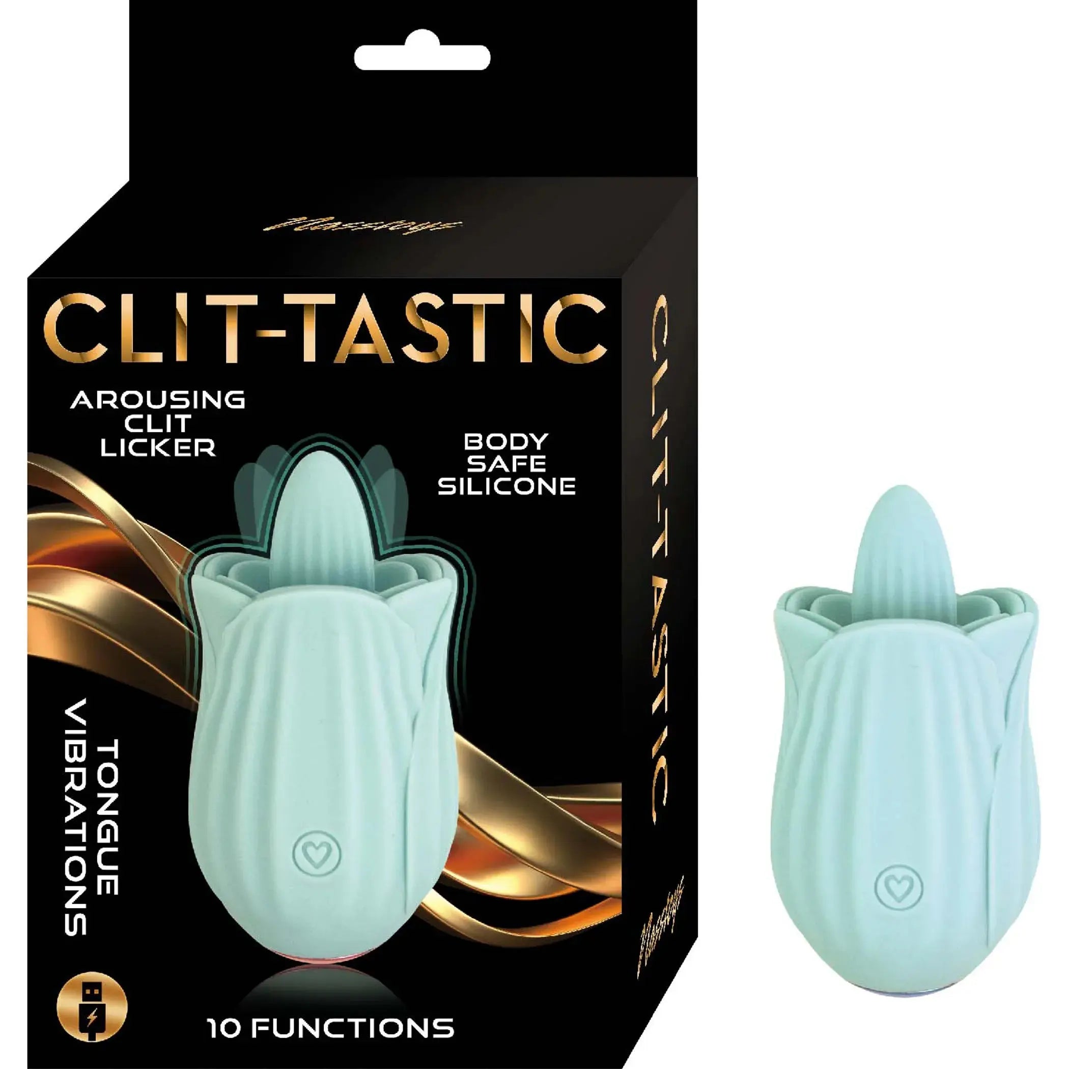 Clit-Tastic Arousing Clit Licker Aqua Nasstoys