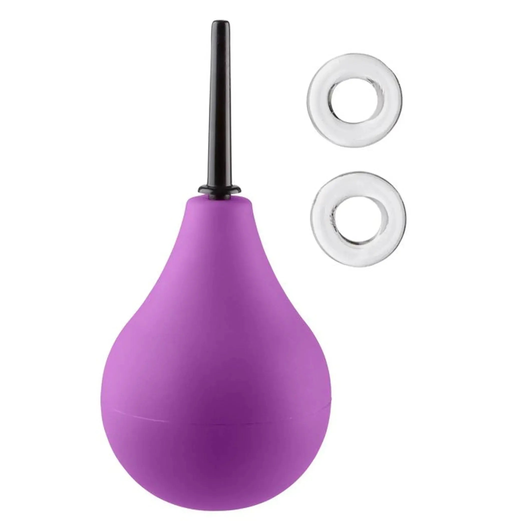 Cloud 9 Fresh Deluxe Soft Tip Enema Douche with C-Rings Cloud 9 Novelties
