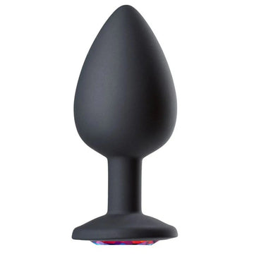 Cloud 9 Gems Black Silicone Anal Plug Large Cloud 9 Novelties