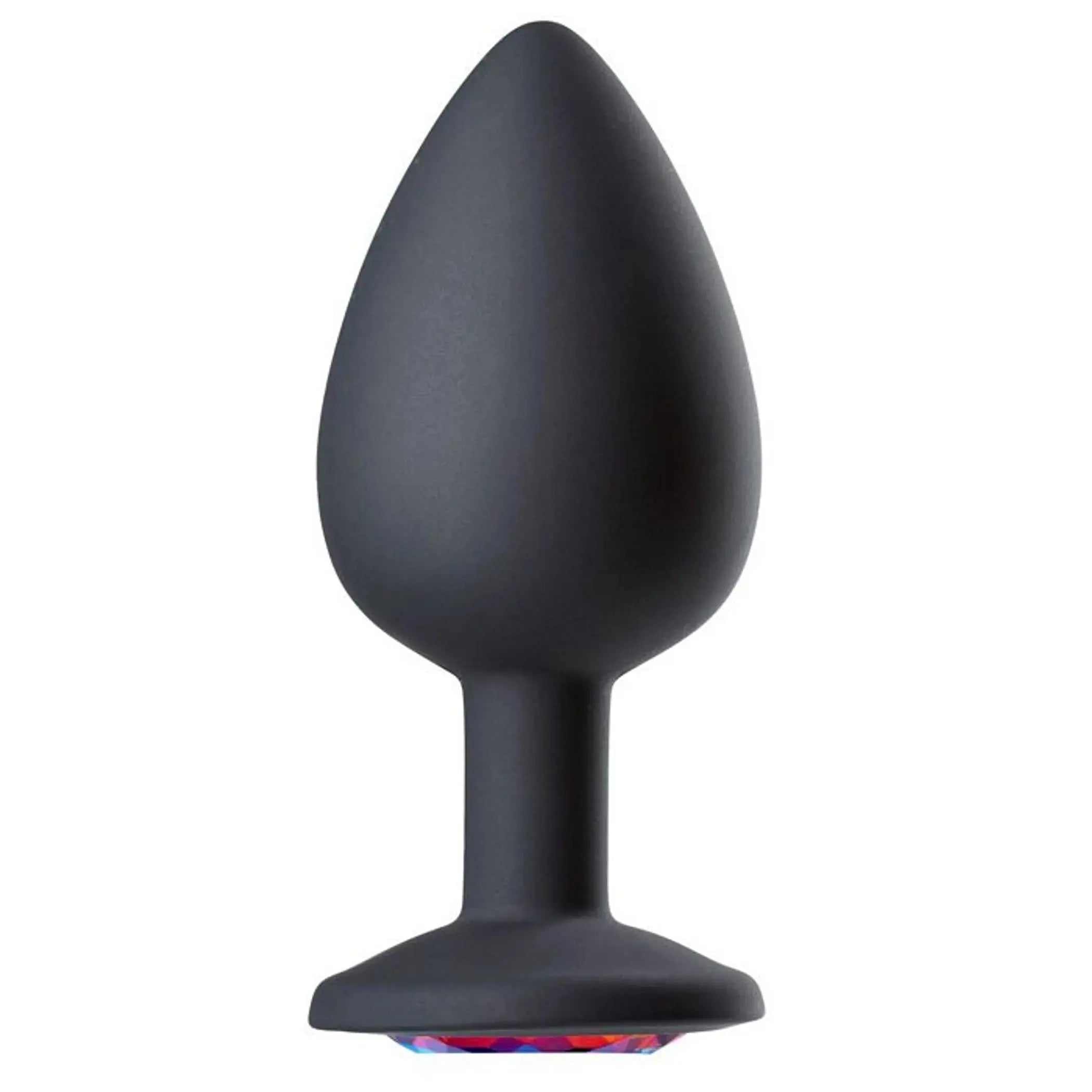 Cloud 9 Gems Black Silicone Anal Plug Large Cloud 9 Novelties