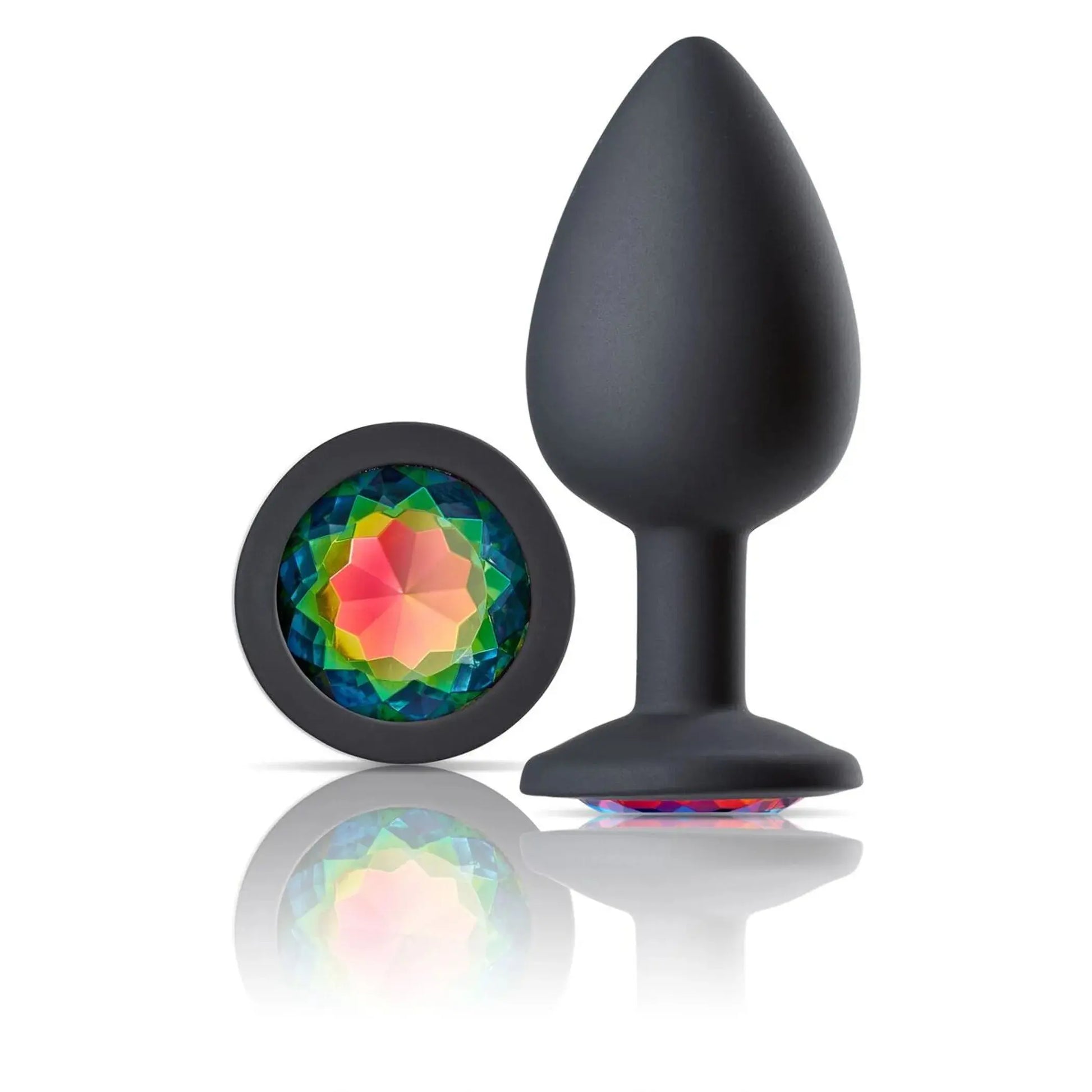 Cloud 9 Gems Black Silicone Anal Plug Large Cloud 9 Novelties