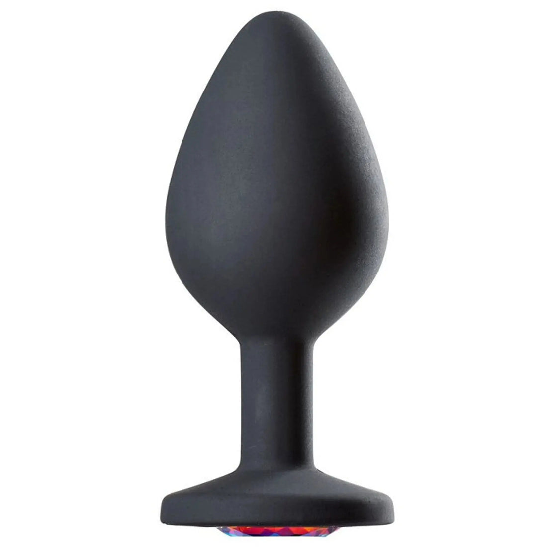 Cloud 9 Gems Black Silicone Medium Anal Plug Cloud 9 Novelties