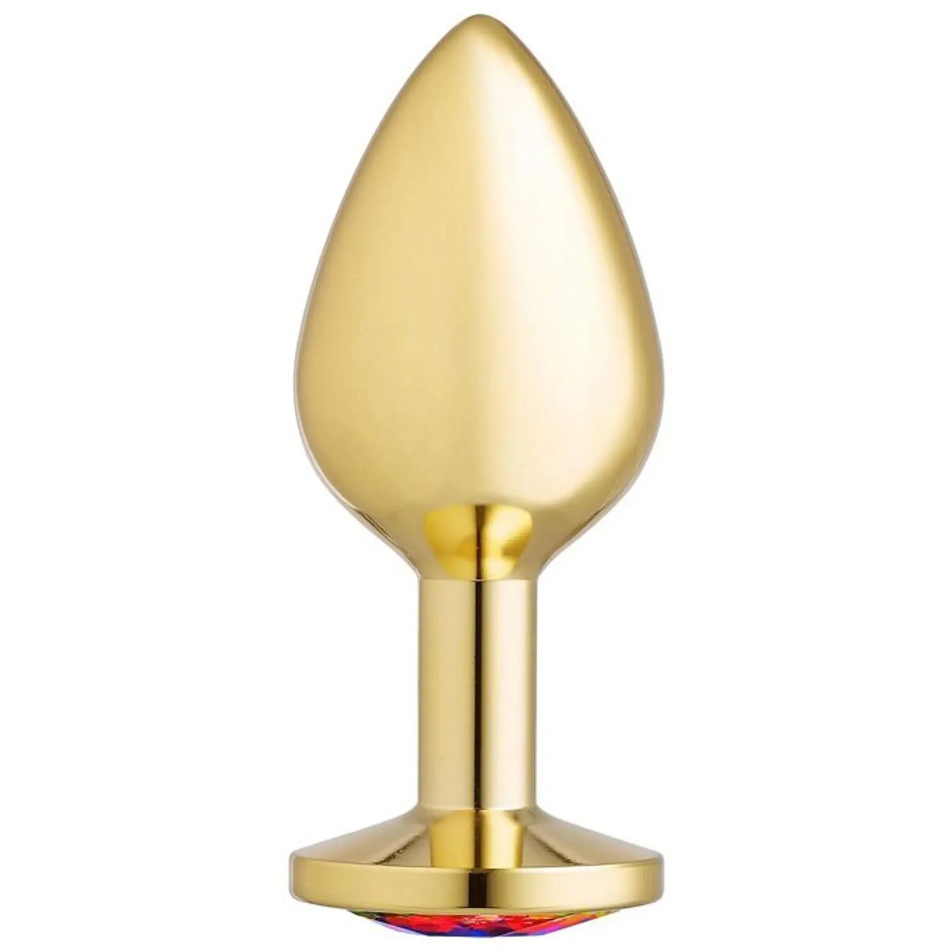 Cloud 9 Gems Gold Anal Plug Medium Cloud 9 Novelties