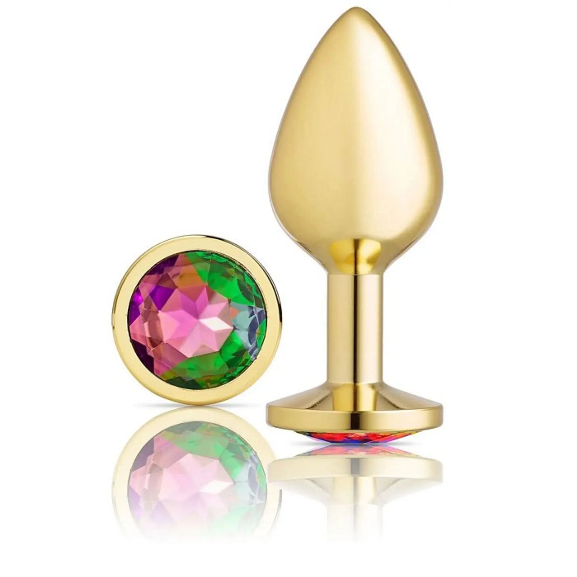 Cloud 9 Gems Gold Anal Plug Medium Cloud 9 Novelties