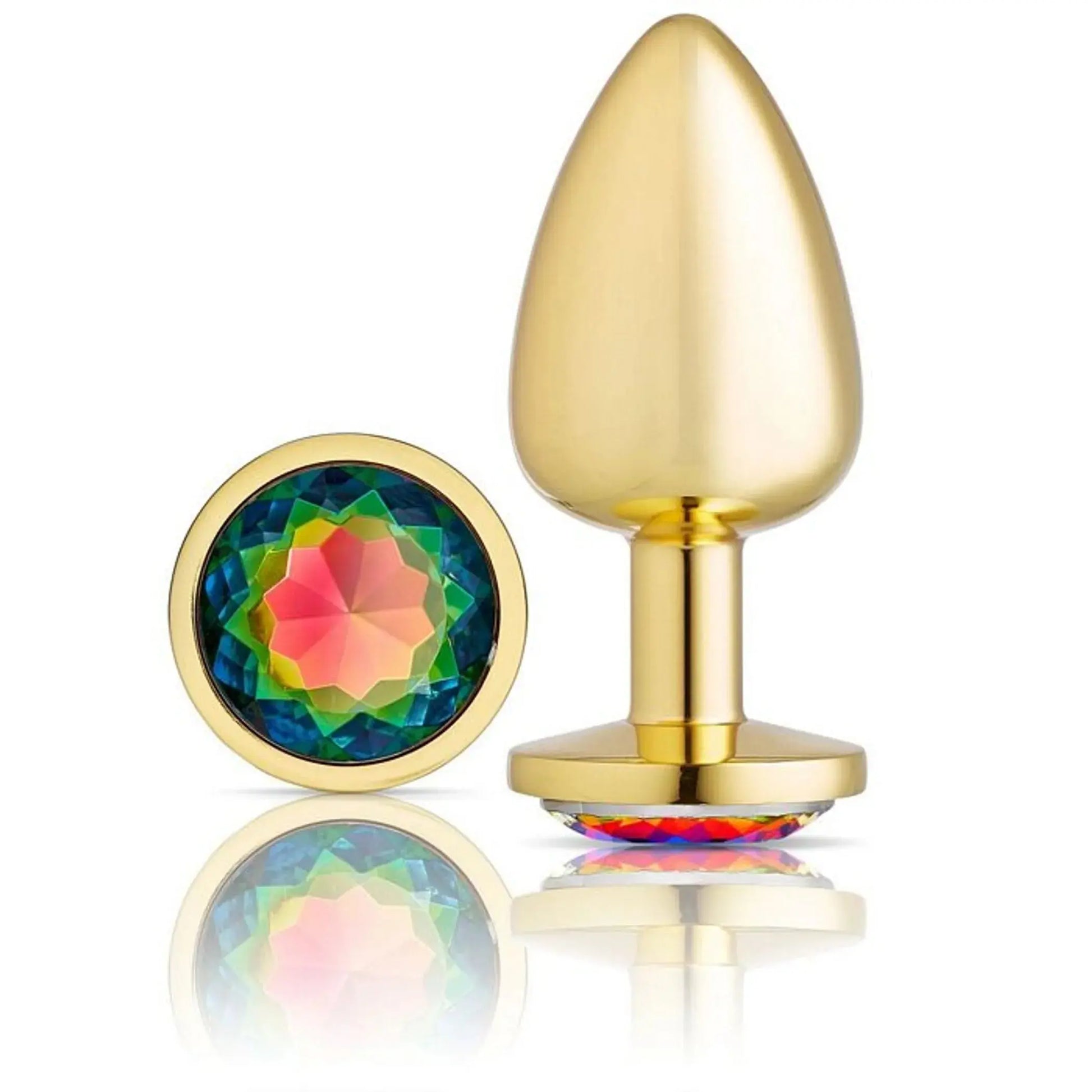 Cloud 9 Gems Gold Large Anal Plug Cloud 9 Novelties