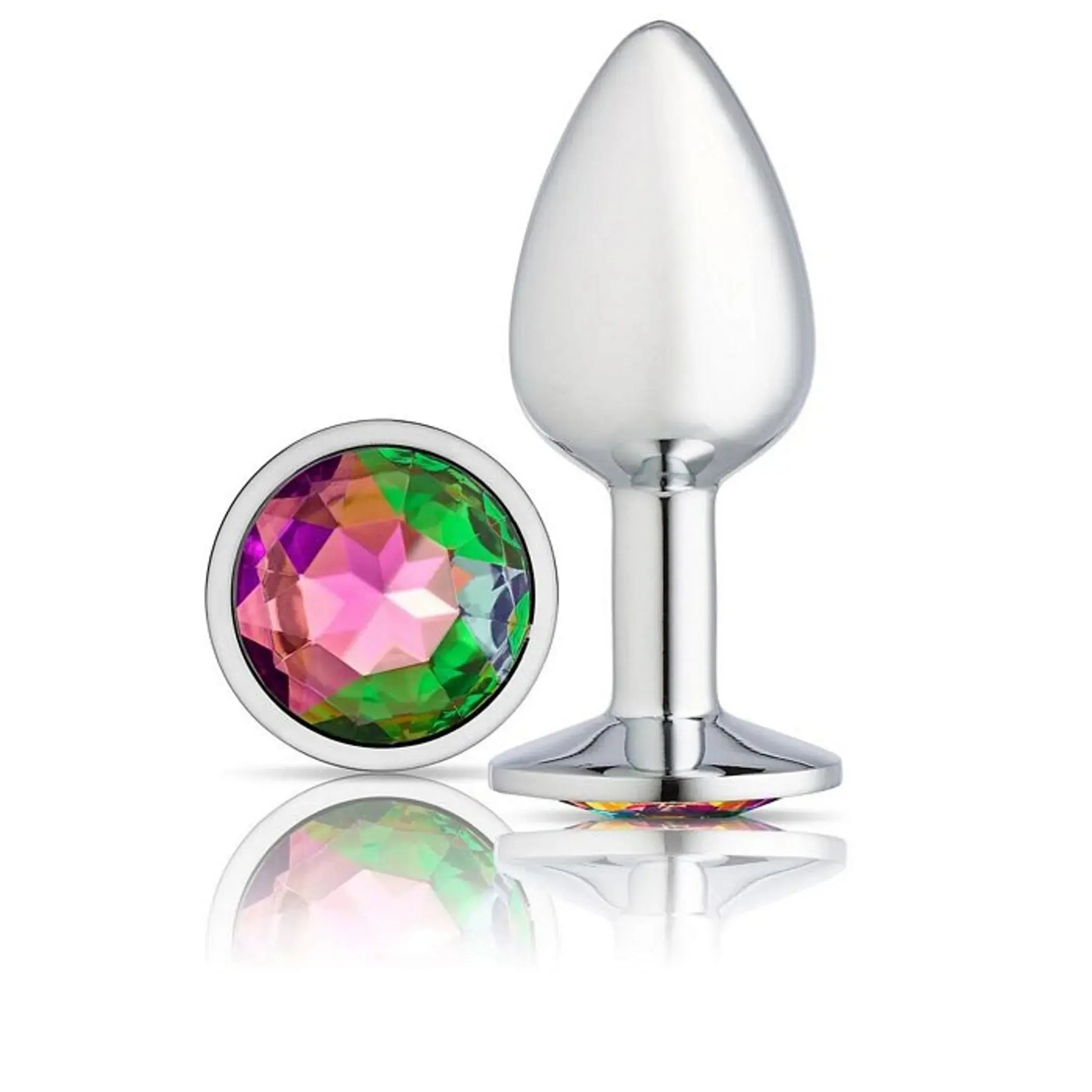 Cloud 9 Gems Silver Chromed Small Anal Plug Cloud 9 Novelties