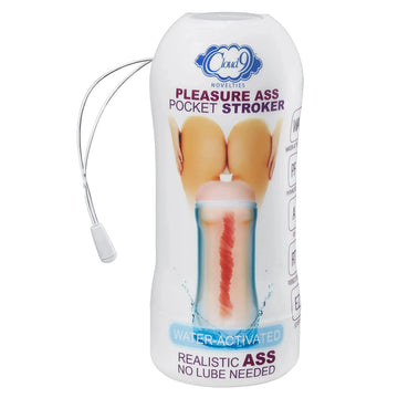 Cloud 9 Pleasure Anal Pocket Stroker Water Activated Light Cloud 9 Novelties