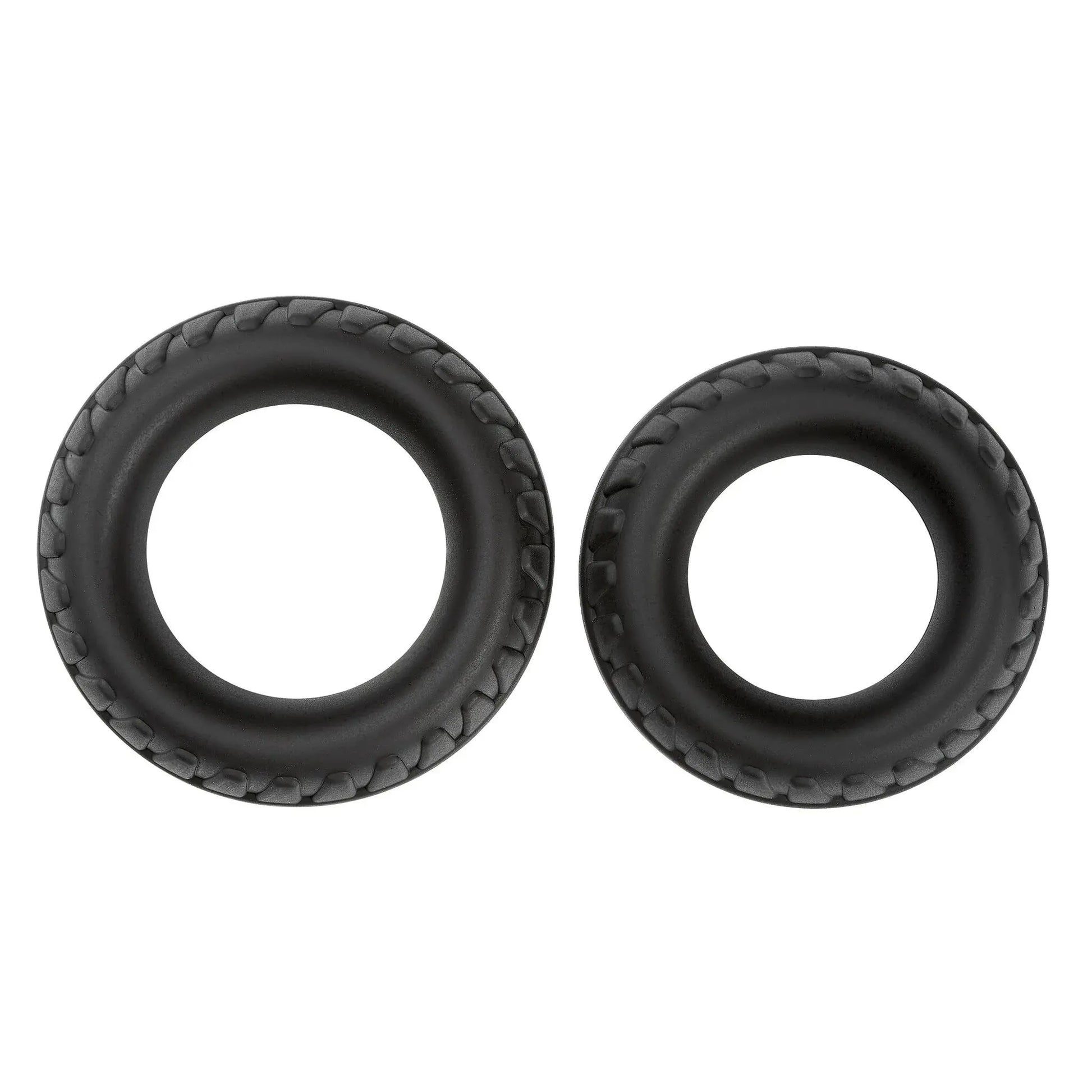 Cloud 9 Pro Rings Liquid Silicone Tires 2 Pack Black Cloud 9 Novelties