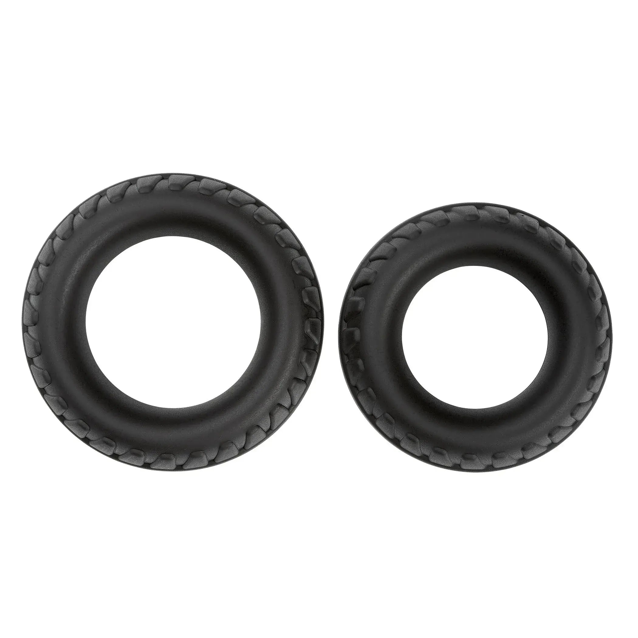 Cloud 9 Pro Rings Liquid Silicone Tires 2 Pack Black Cloud 9 Novelties