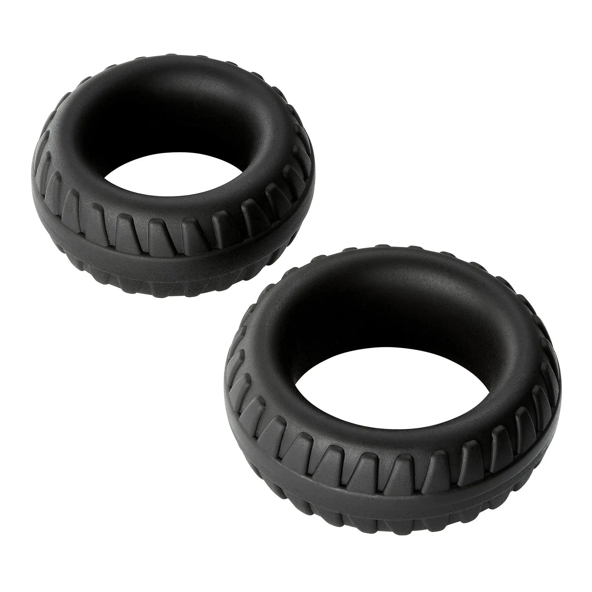 Cloud 9 Pro Rings Liquid Silicone Tires 2 Pack Black Cloud 9 Novelties