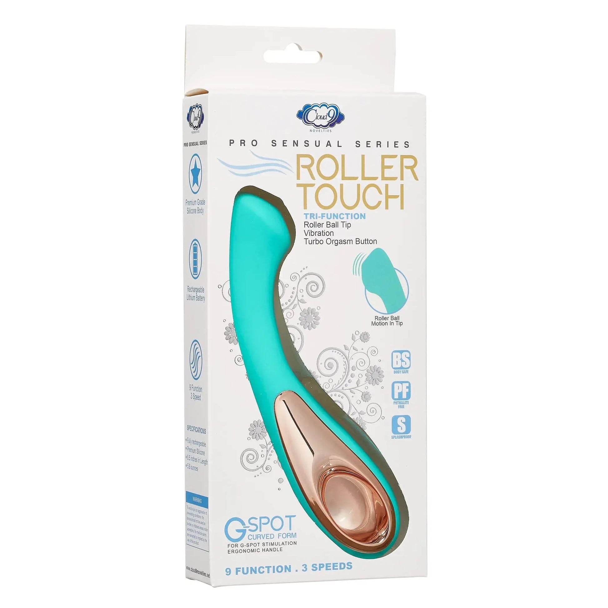 Cloud 9 Pro Sensual Roller Ball G Teal Cloud 9 Novelties