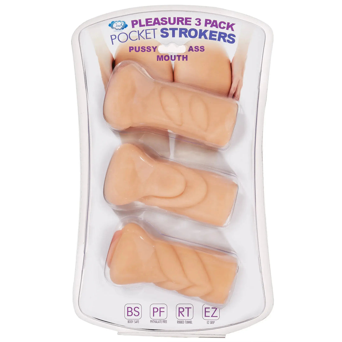 Cloud 9 Trio Stroker Masturbator Kit Cloud 9 Novelties