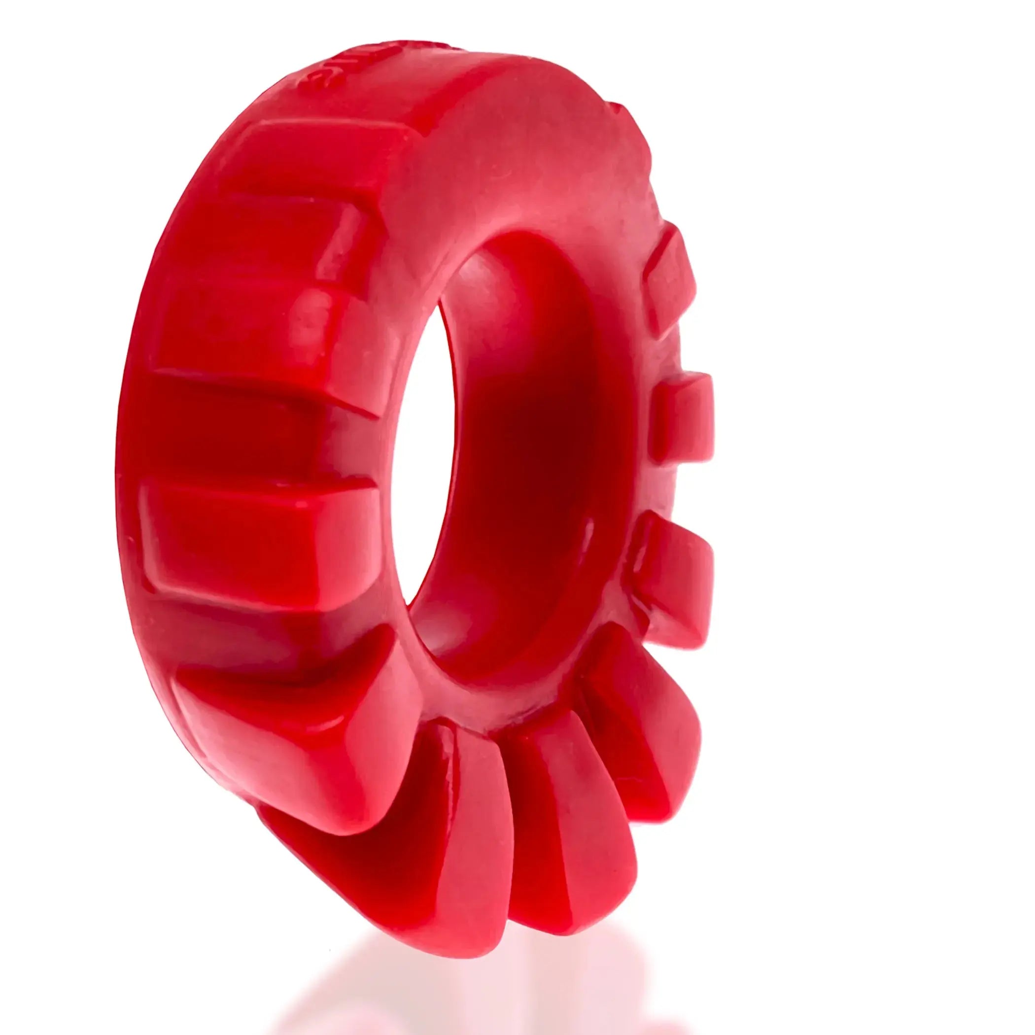 Cock-Lug Lugged Cock Ring Red Oxballs