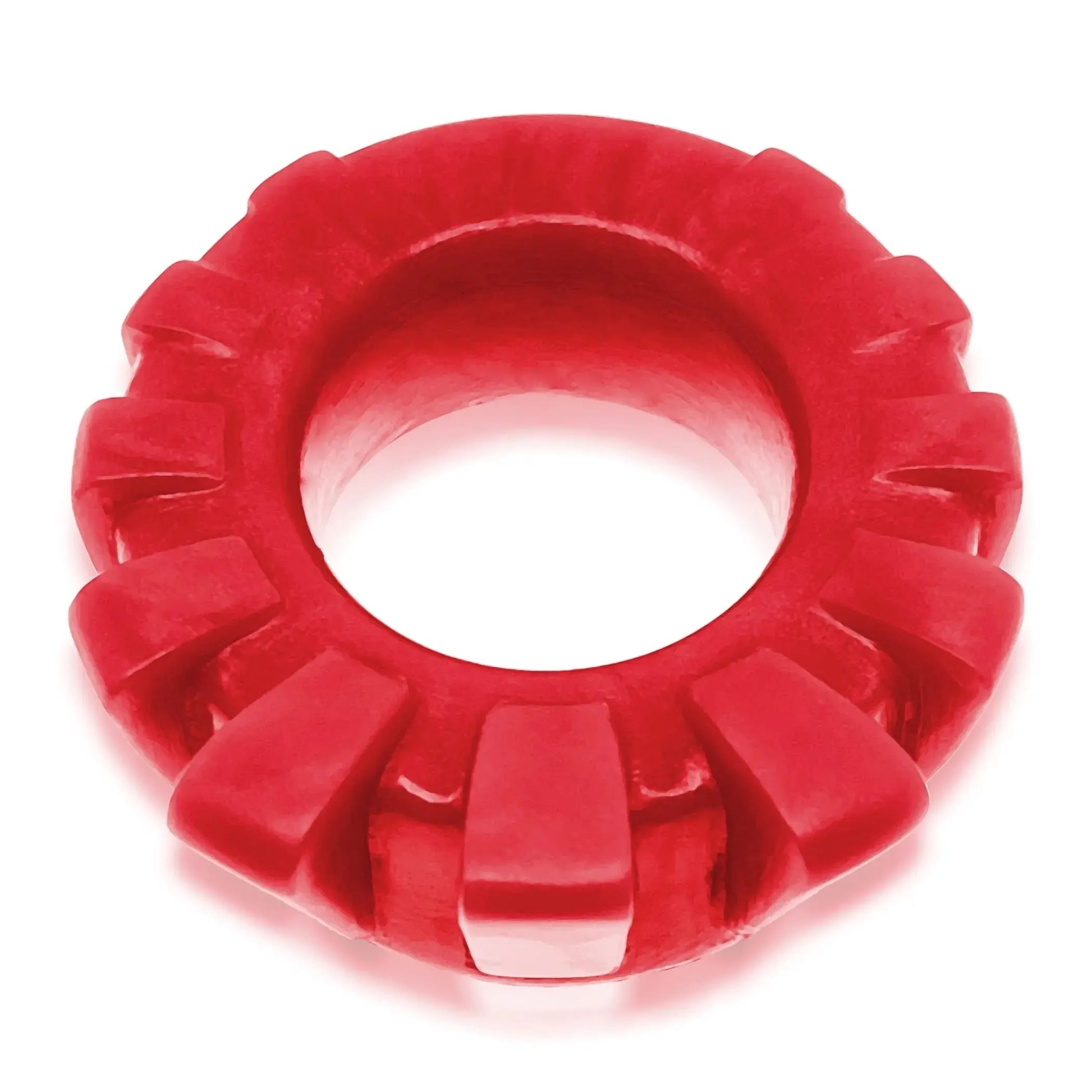 Cock-Lug Lugged Cock Ring Red Oxballs