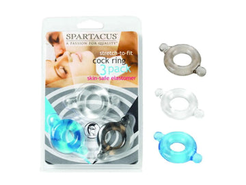 Cock Rings 3-Piece Set Spartacus