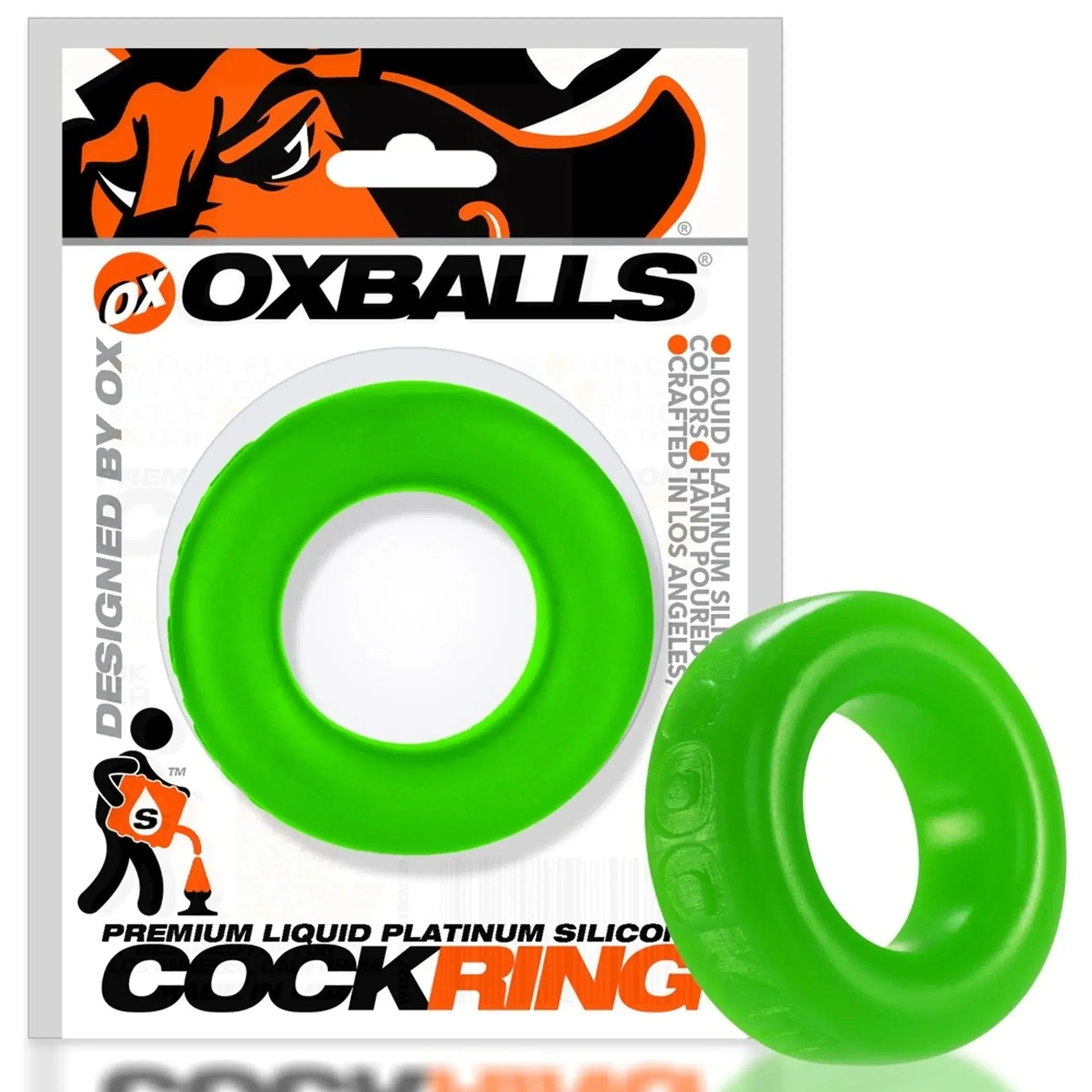 Cock-T Cock Ring Slime Green OXBALLS