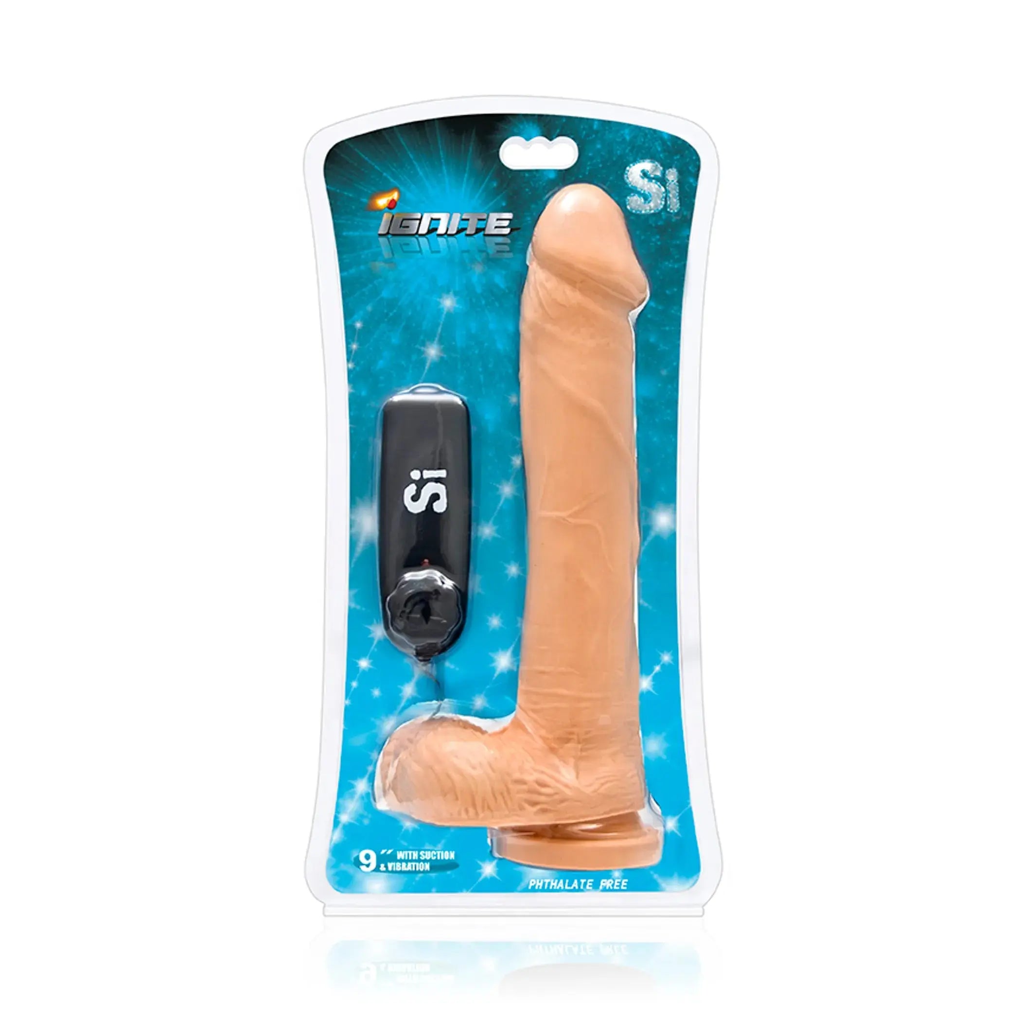Cock with Balls and Vibrating Egg Vanilla SI Novelties