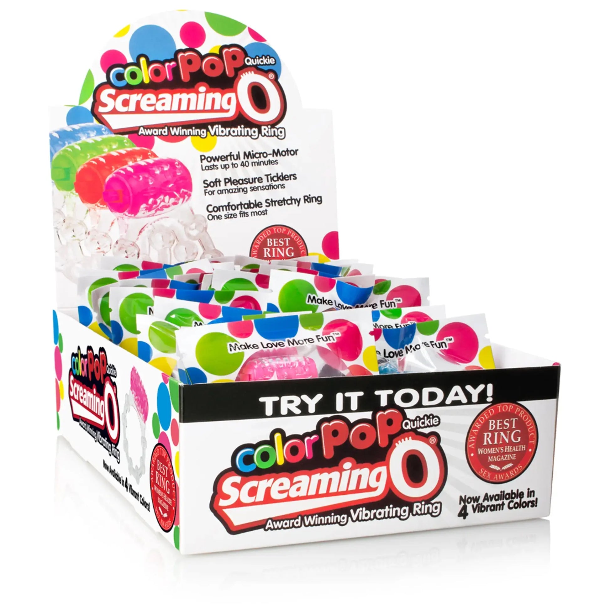 Color Pop Quickie Vibrating Ring Screaming O
