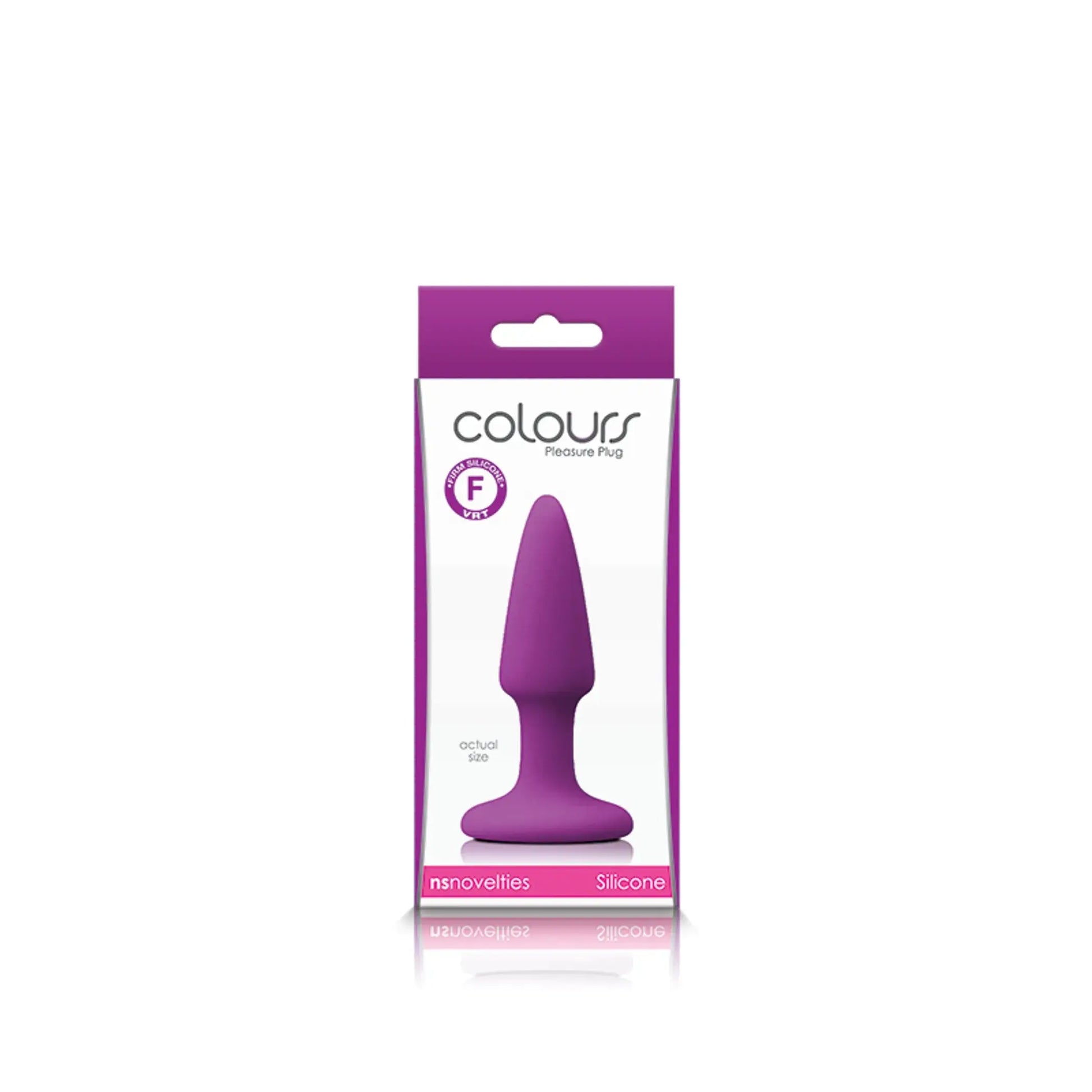 Colours Pleasures Mini Plug Purple NS Novelties