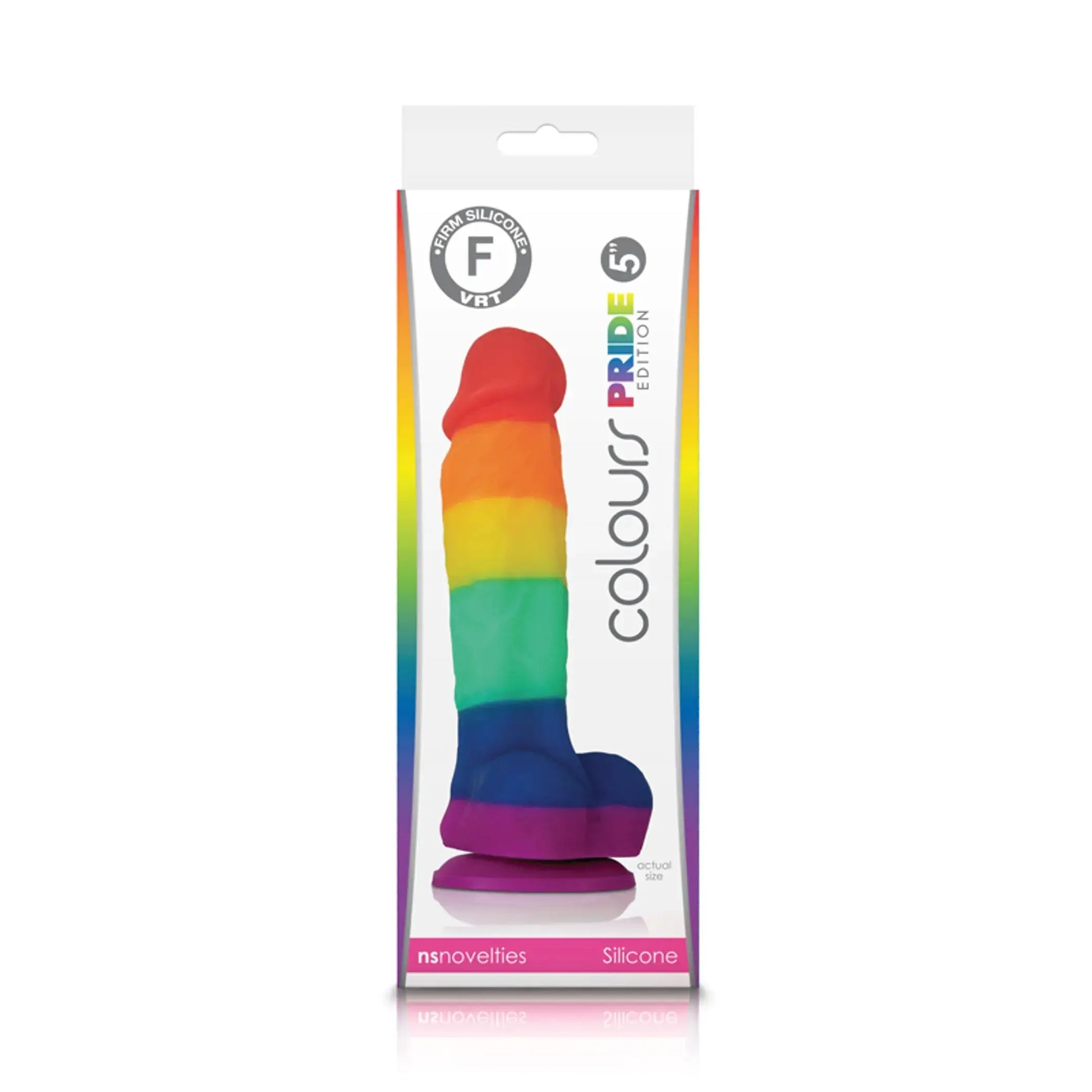 Colours Pride Edition 5in Dildo Rainbow NS Novelties