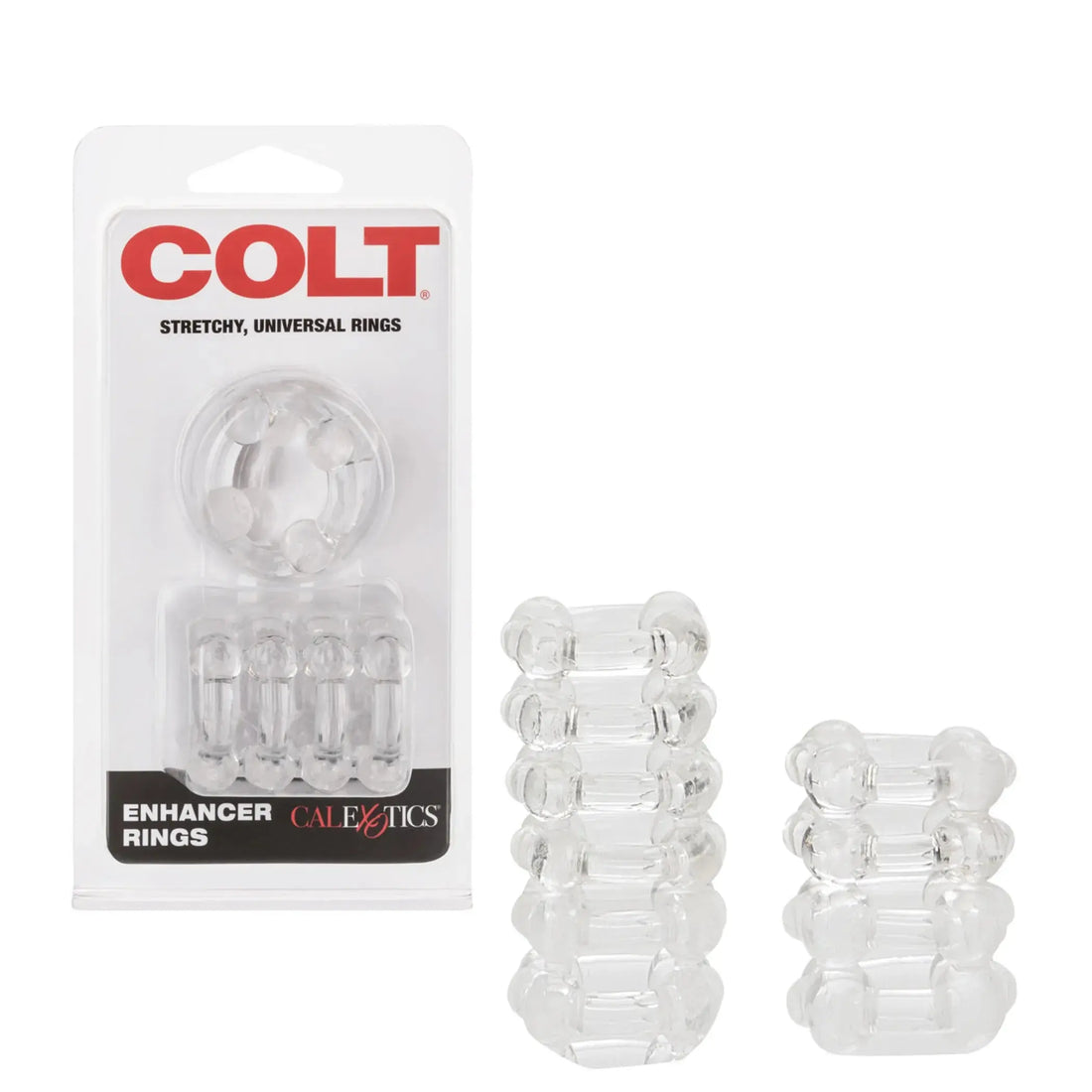 Colt Enhancer Rings Clear California Exotic Novelties