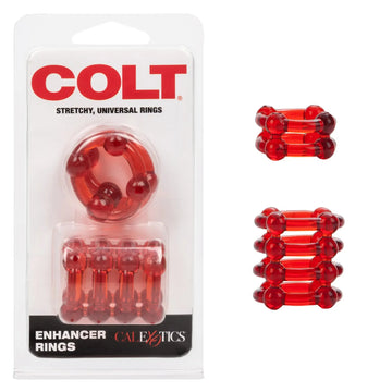Colt Enhancer Rings Red California Exotic Novelties