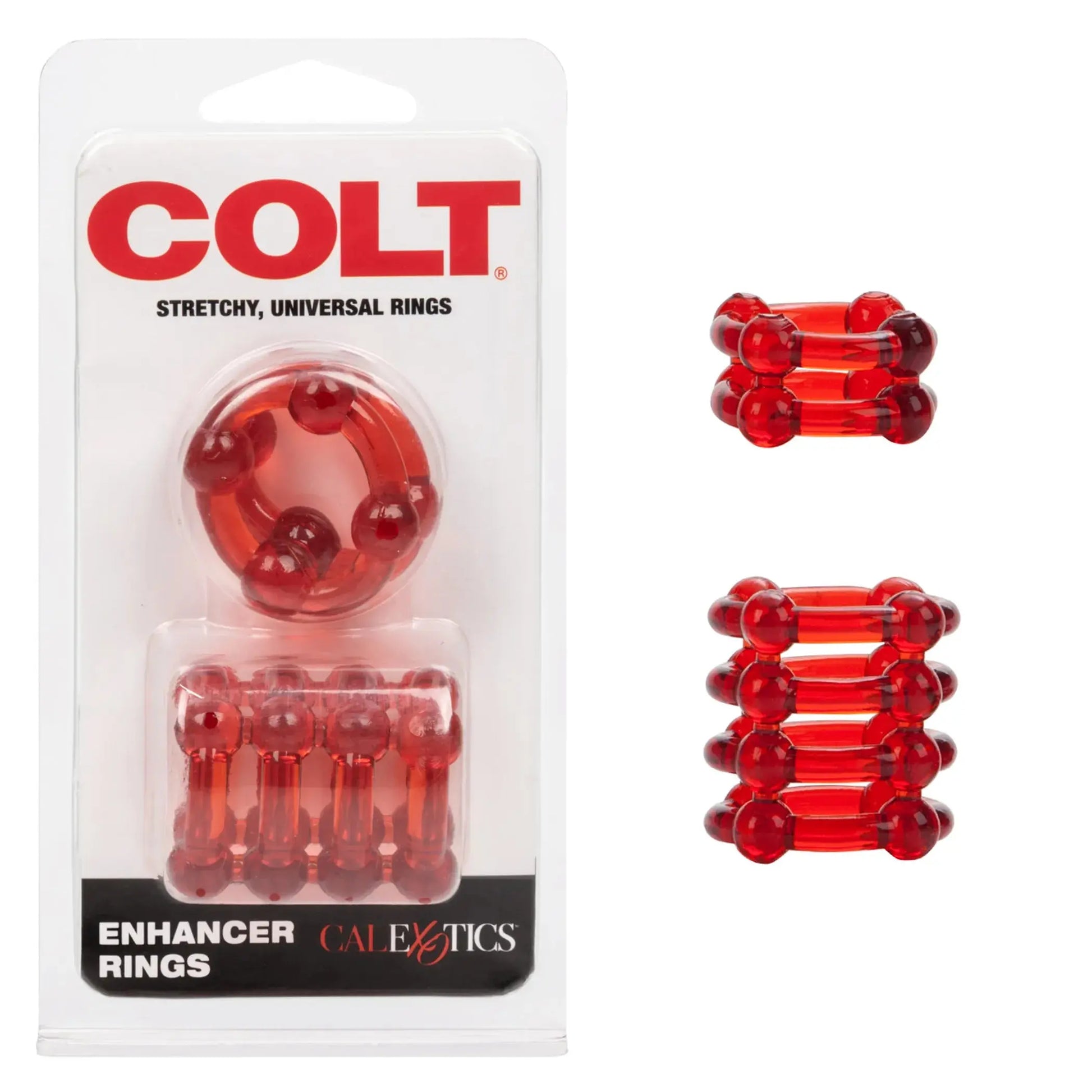 Colt Enhancer Rings Red California Exotic Novelties