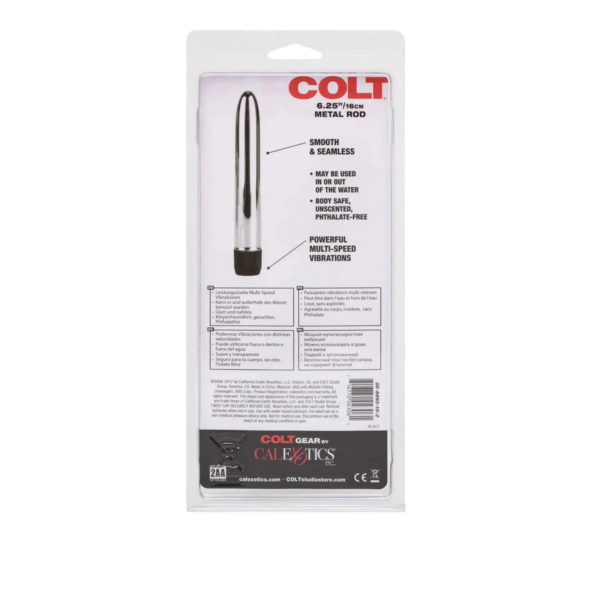 Colt Metal 6.25-Inch Vibrator California Exotic Novelties