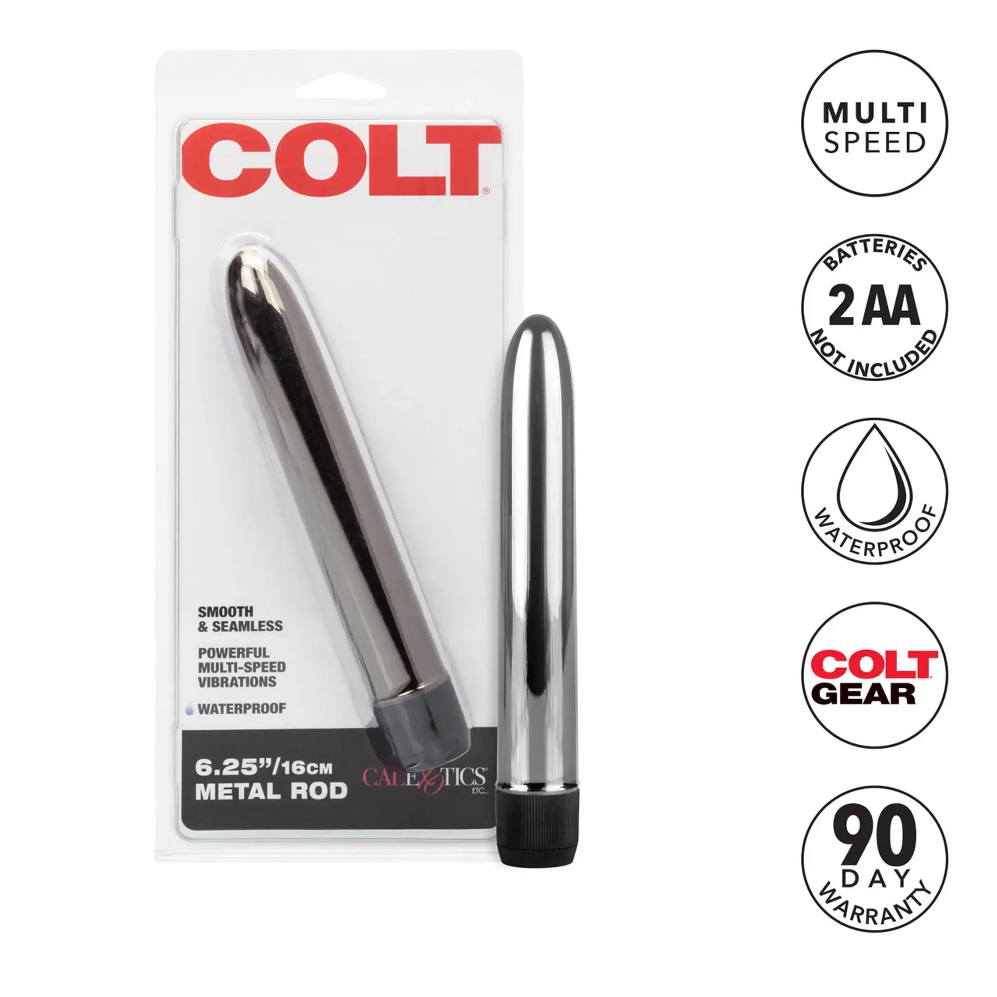 Colt Metal 6.25-Inch Vibrator California Exotic Novelties