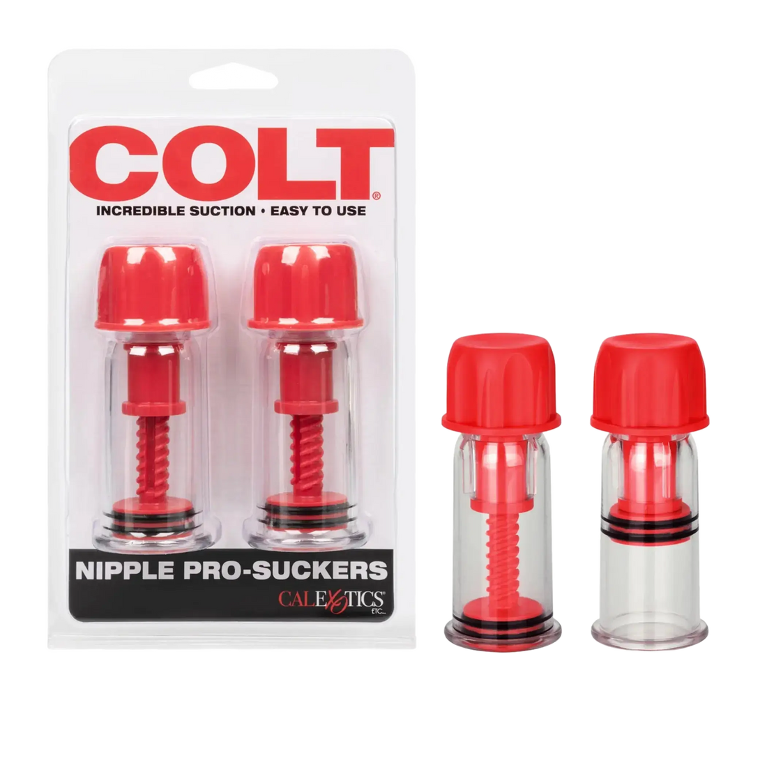 COLT NIPPLE PRO SUCKERS RED California Exotic Novelties