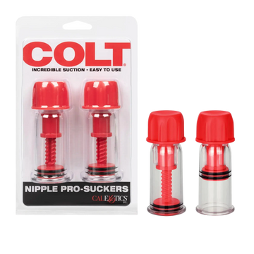 COLT NIPPLE PRO SUCKERS RED California Exotic Novelties