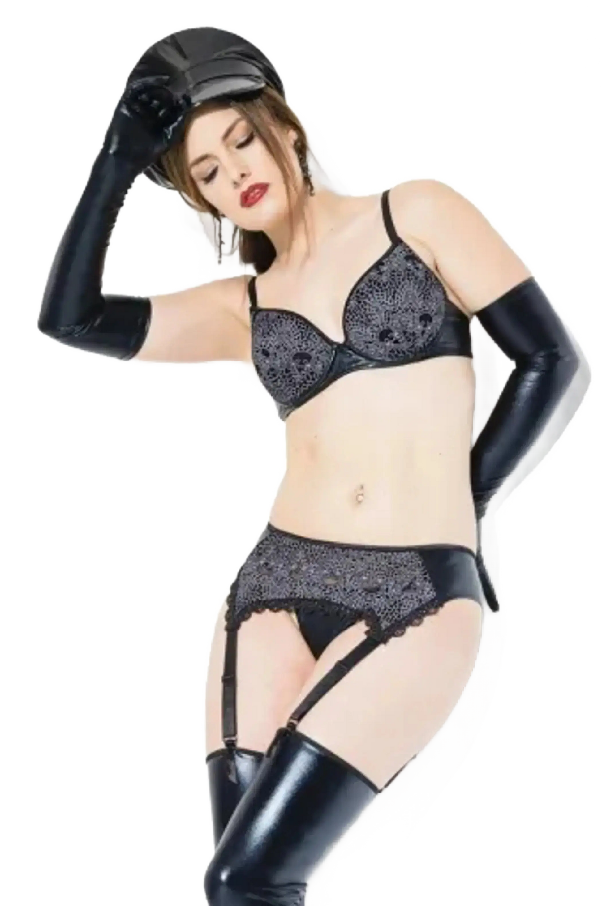 Coquette Crotchless Teddy - Color: Black | Pack Of: 1 | Style: Clothing Coquette