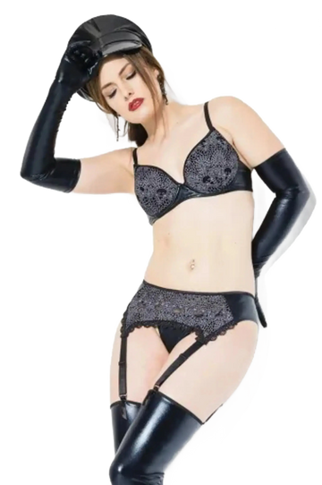 Coquette Crotchless Teddy - Color: Black | Pack Of: 1 | Style: Clothing Coquette