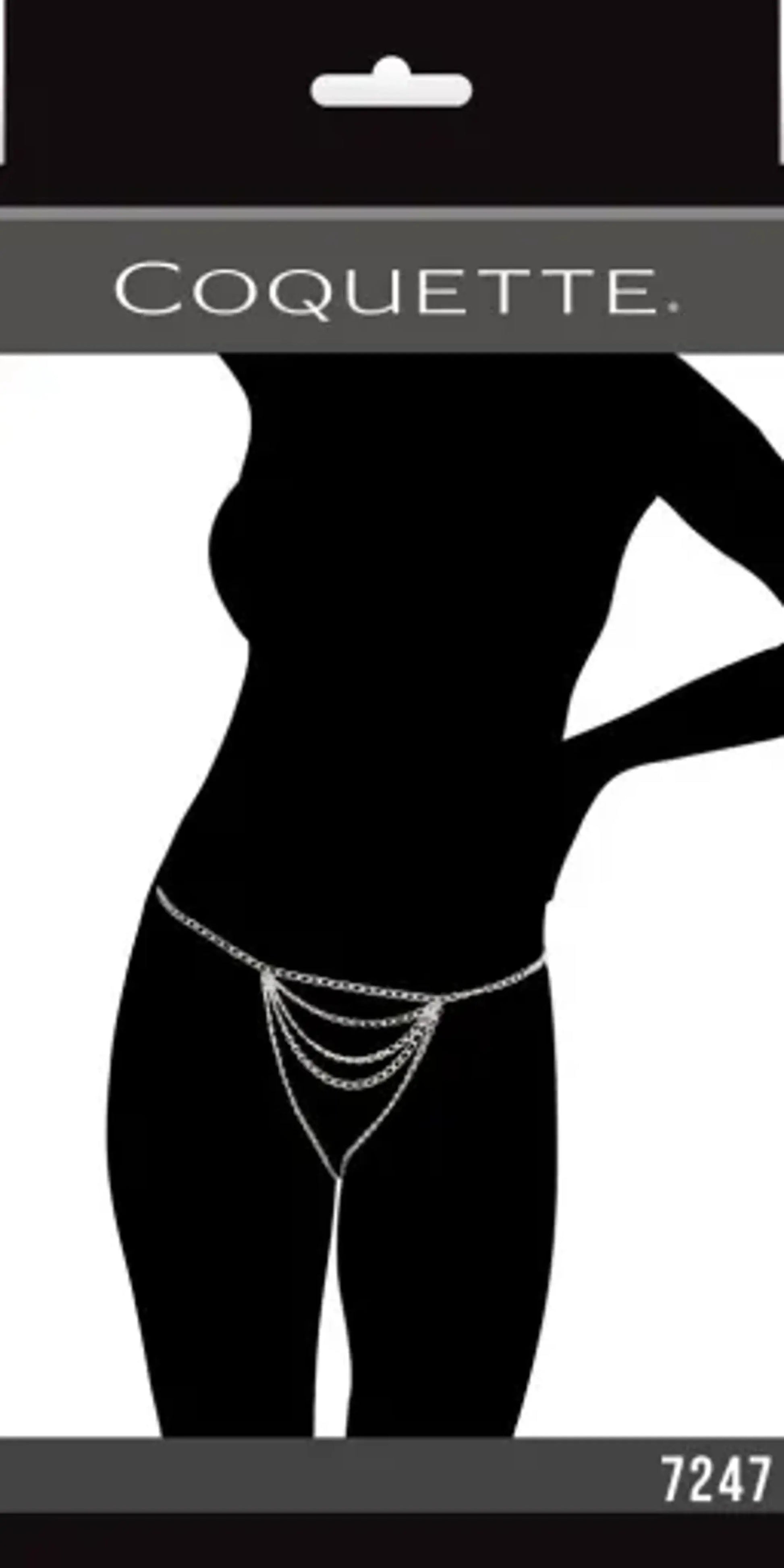 Coquette Crotchless Chain Gstring Coquette