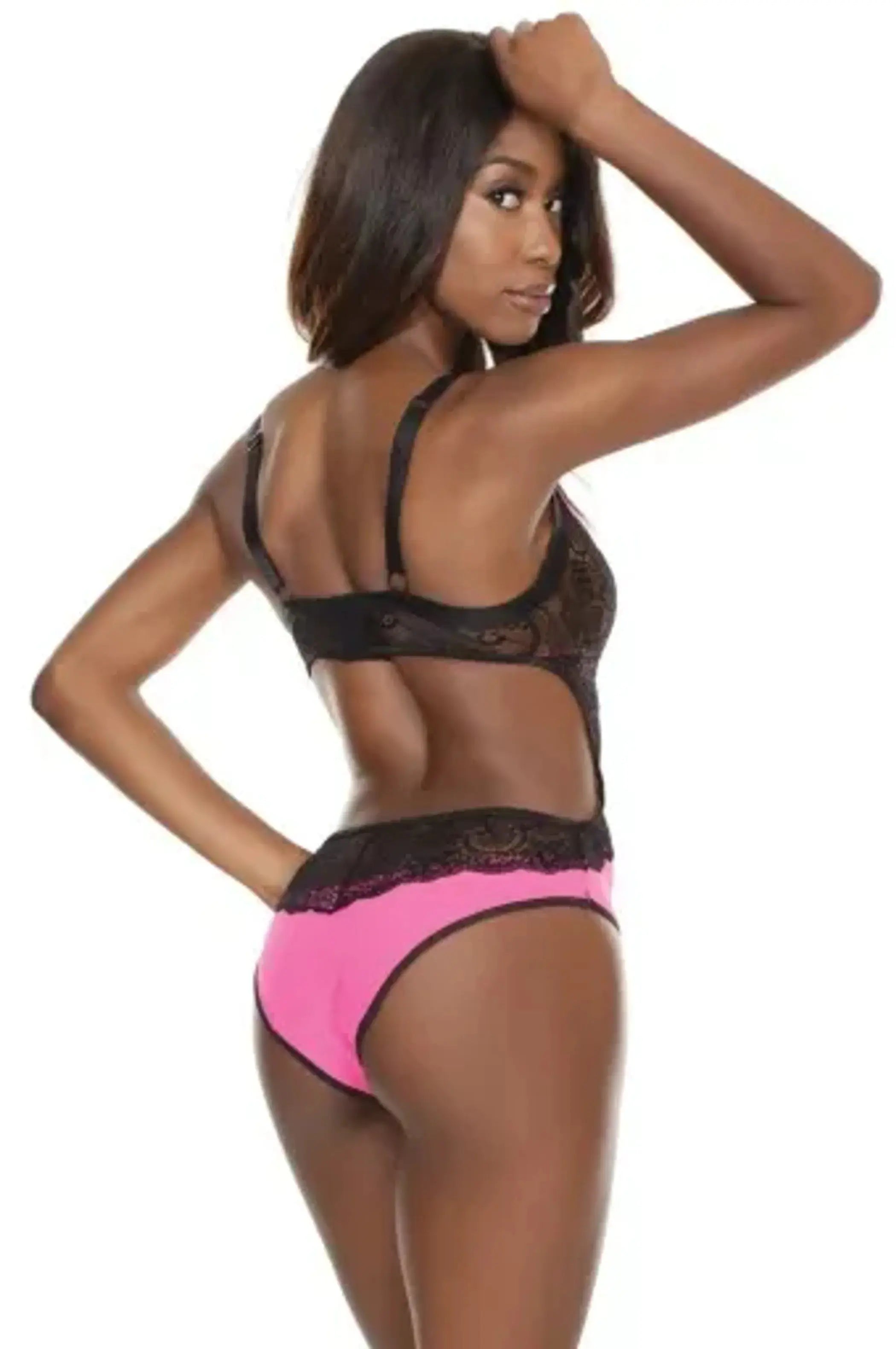 Coquette Crotchless Teddy Coquette