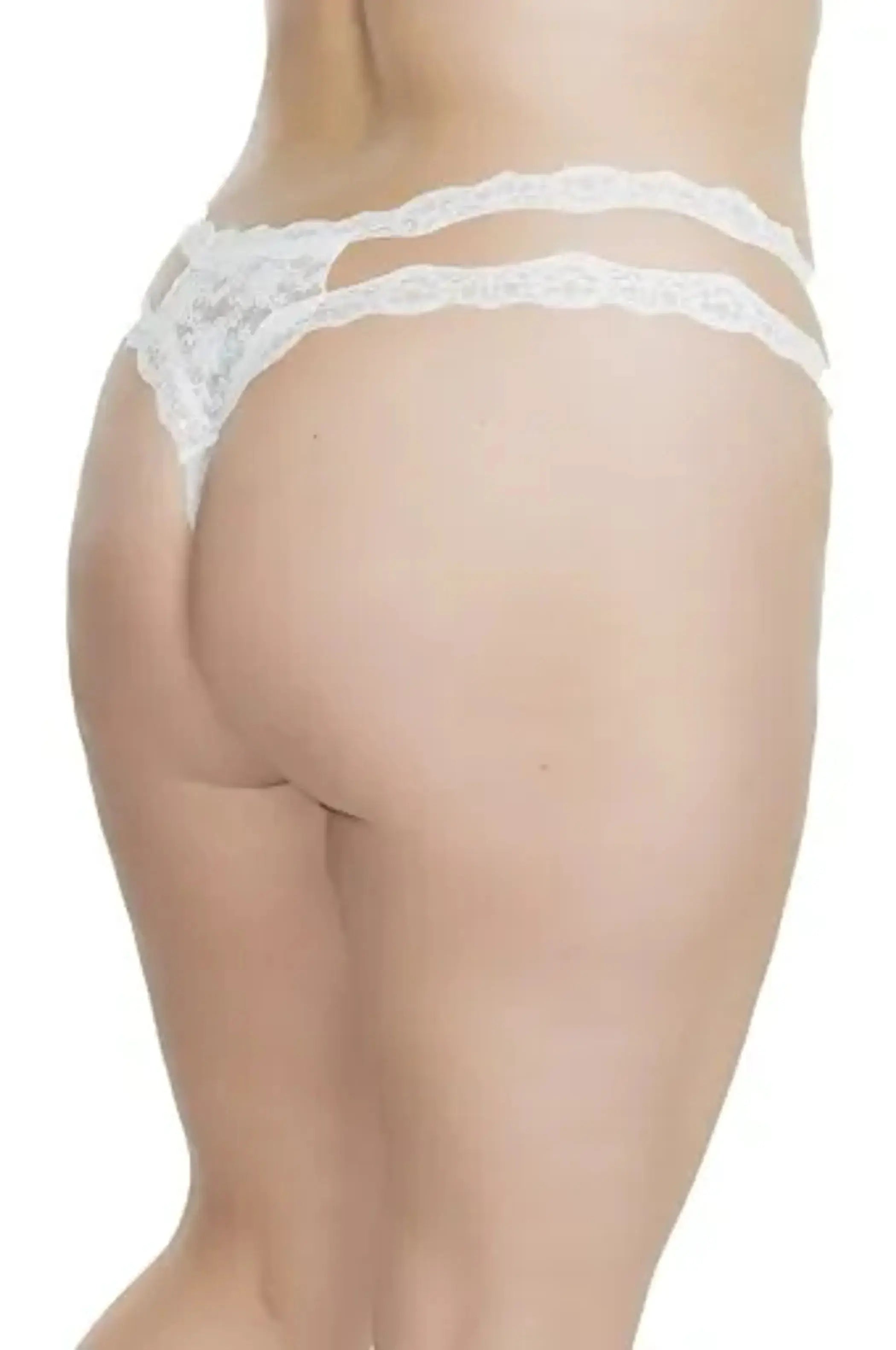 Coquette Diva Crotchless Thong - Size: OSXL | Pack Of: 1 Coquette