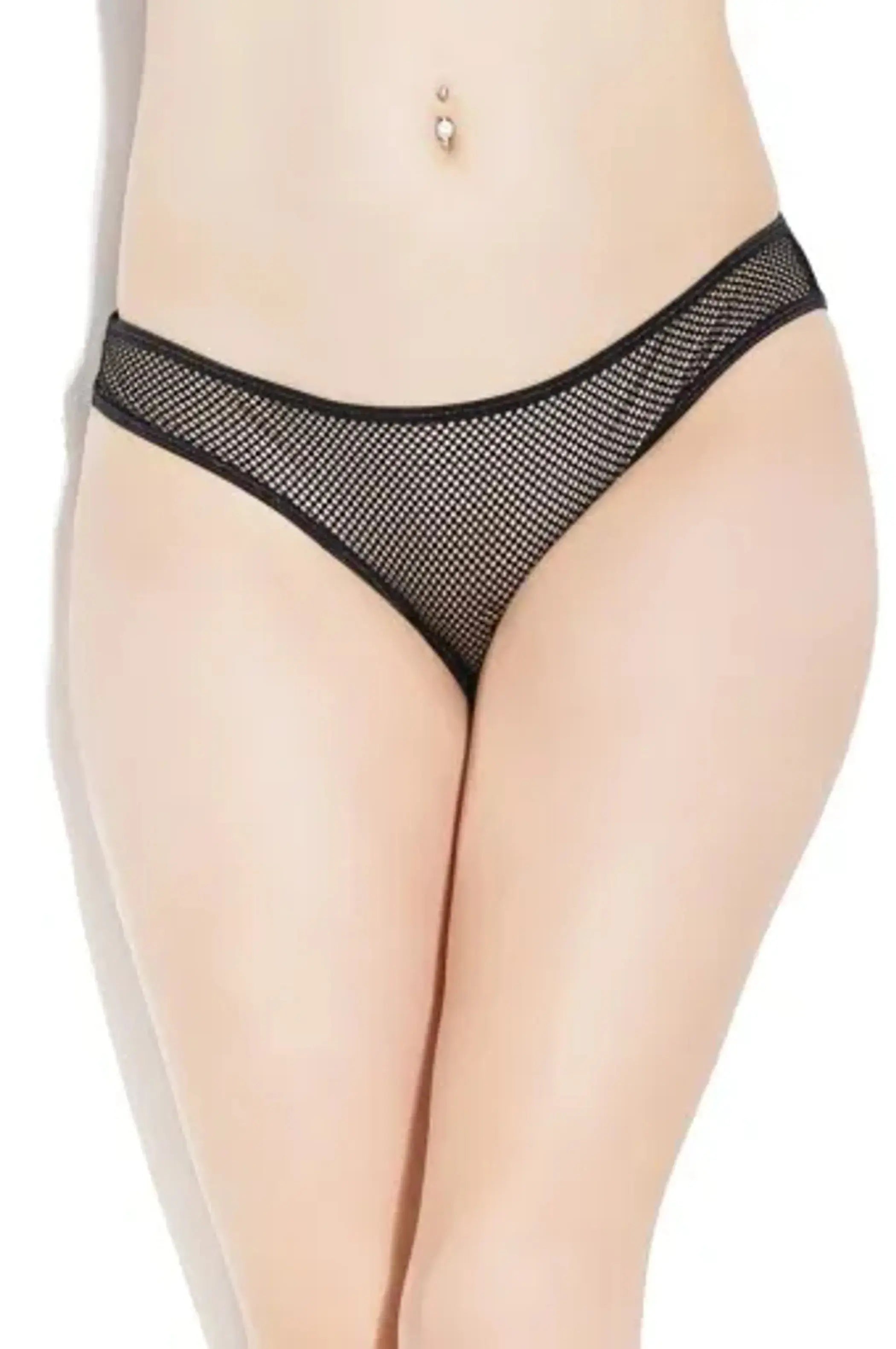 Coquette Fishnet Crotchless Panty Coquette
