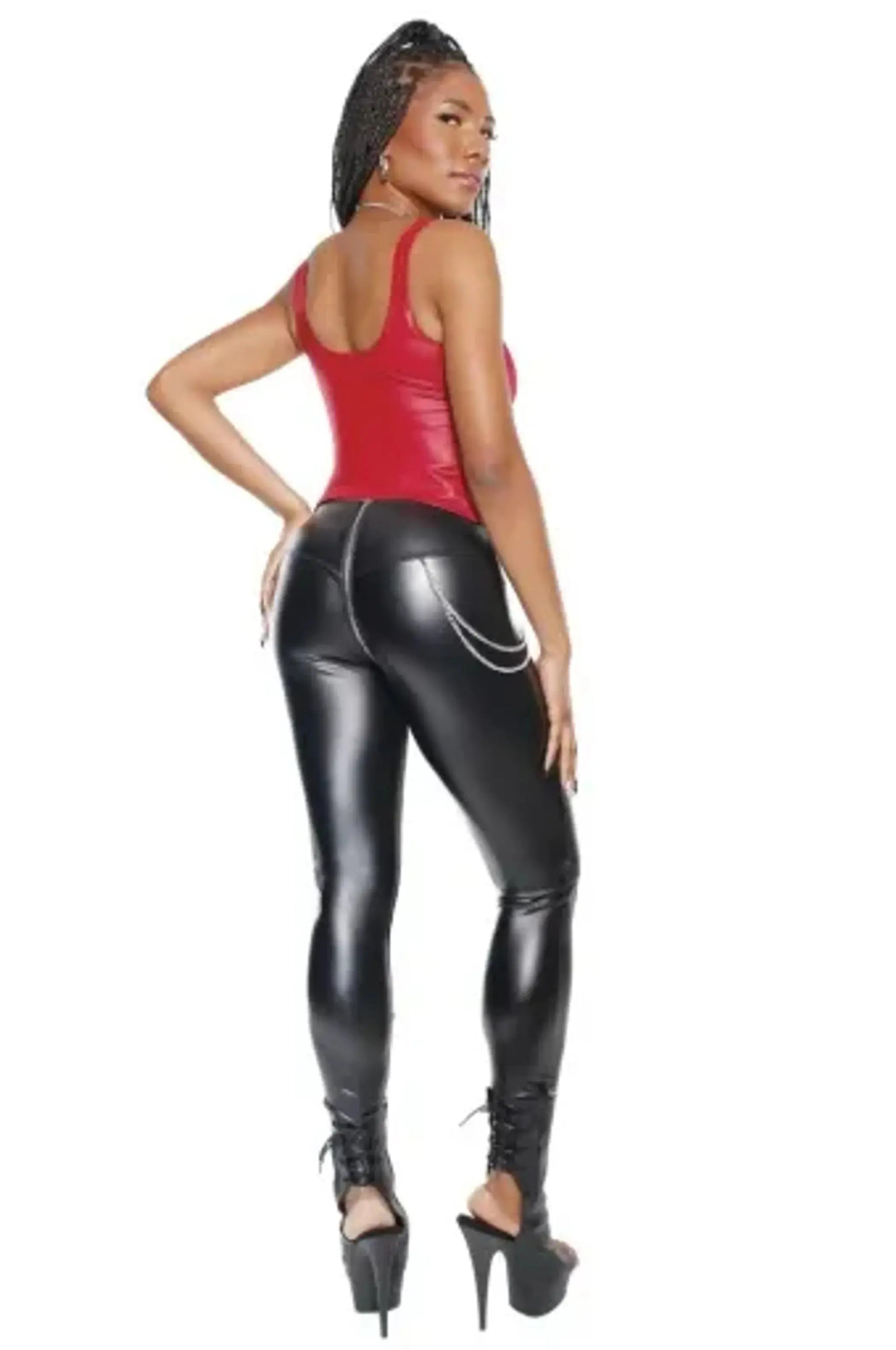 Coquette Wetlook Tank Top Coquette