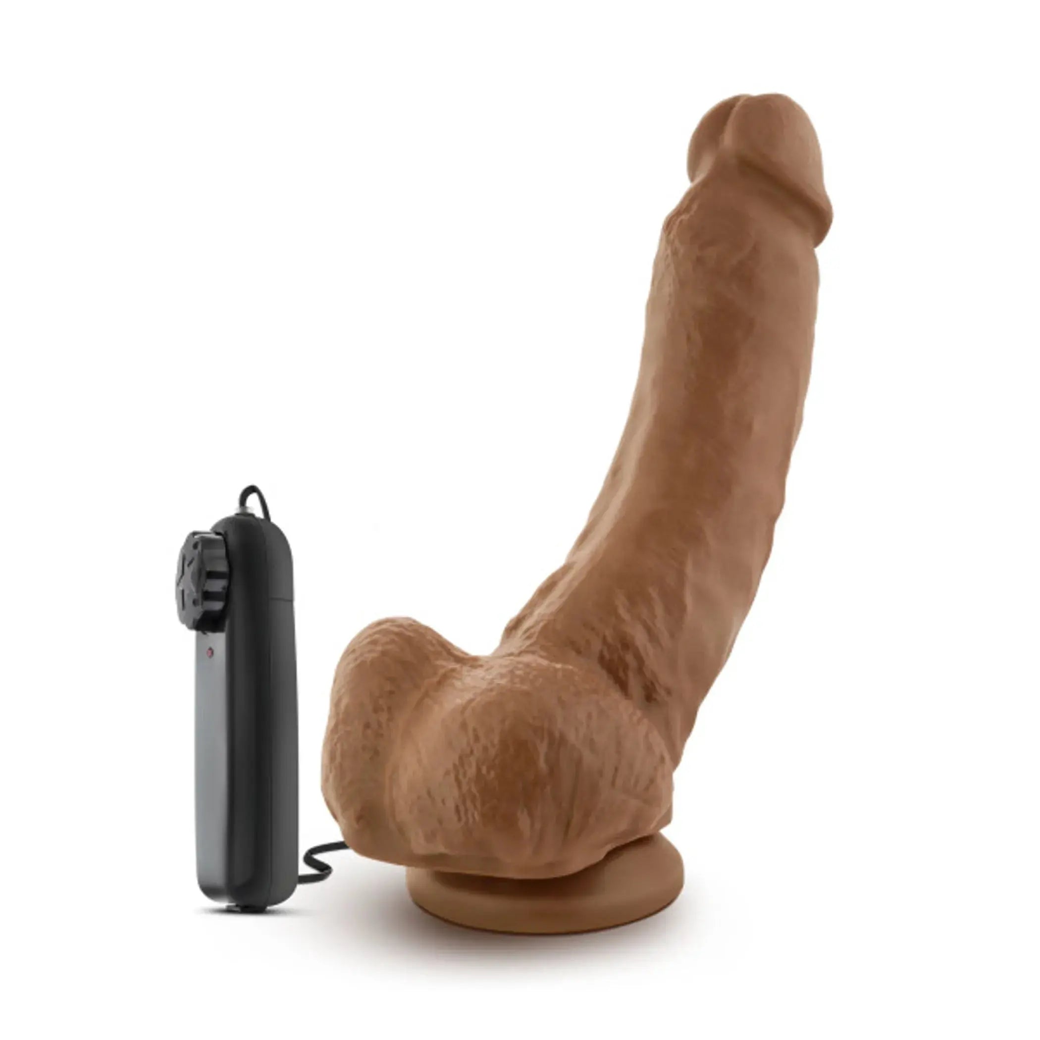 Coverboy The Boxer Vibrating Realistic Cock Mocha Blush Novelties