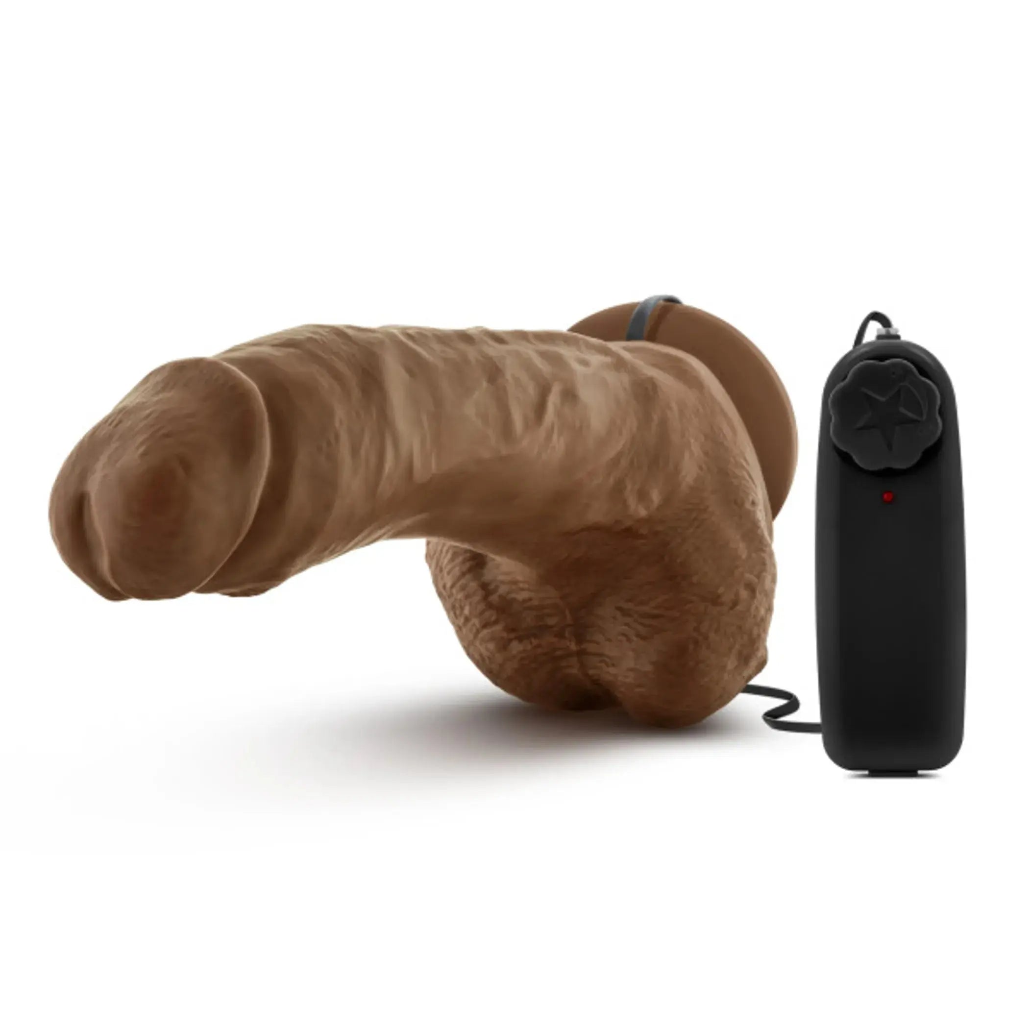Coverboy The Boxer Vibrating Realistic Cock Mocha Blush Novelties