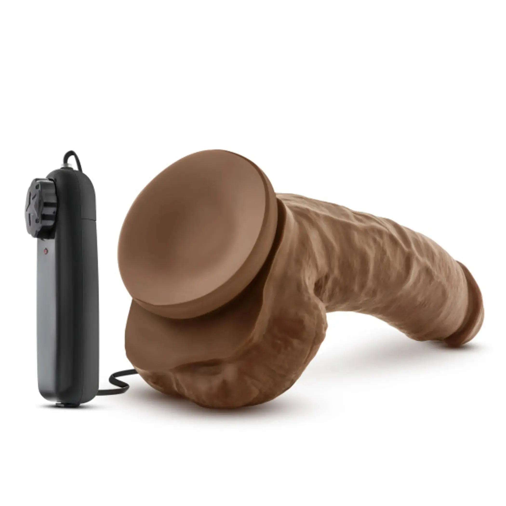 Coverboy The Boxer Vibrating Realistic Cock Mocha Blush Novelties