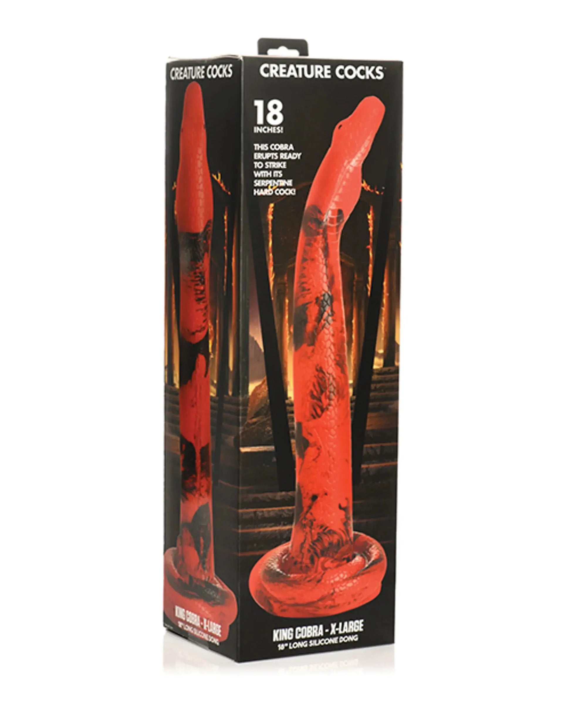 Creature Cocks King Cobra XL 18 Inch Silicone Dong XR Brands