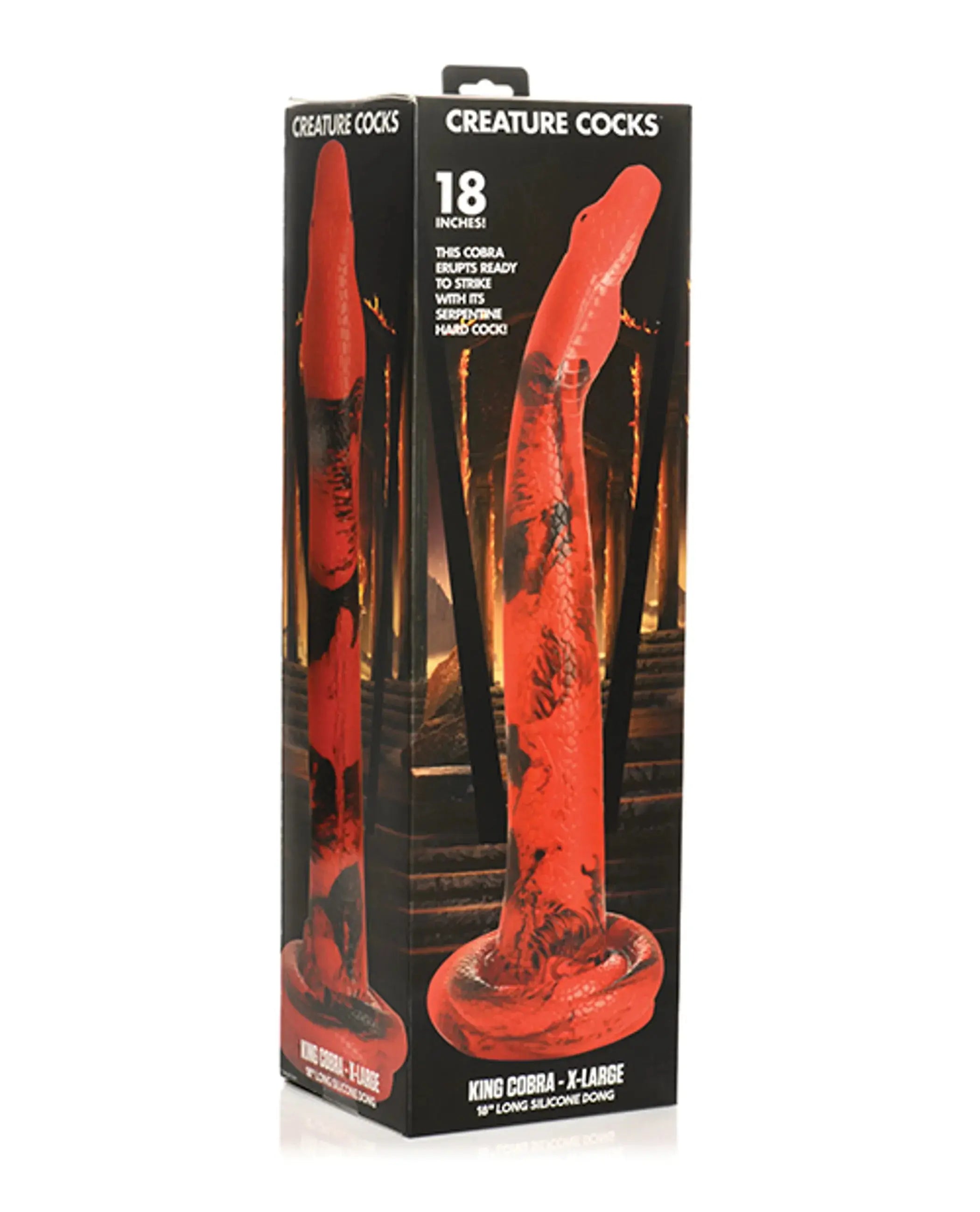 Creature Cocks King Cobra XL 18 Inch Silicone Dong XR Brands