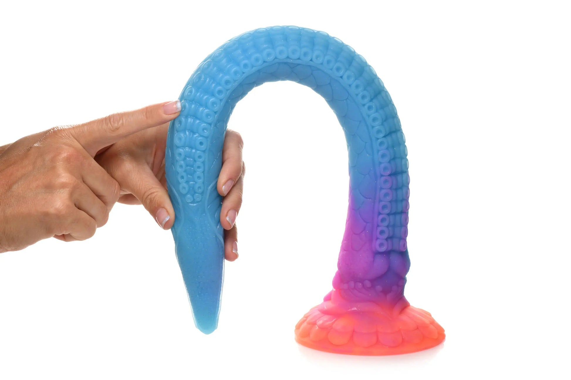 Creature Cocks Makara Glow in the Dark Silicone Snake Dildo XR Brands