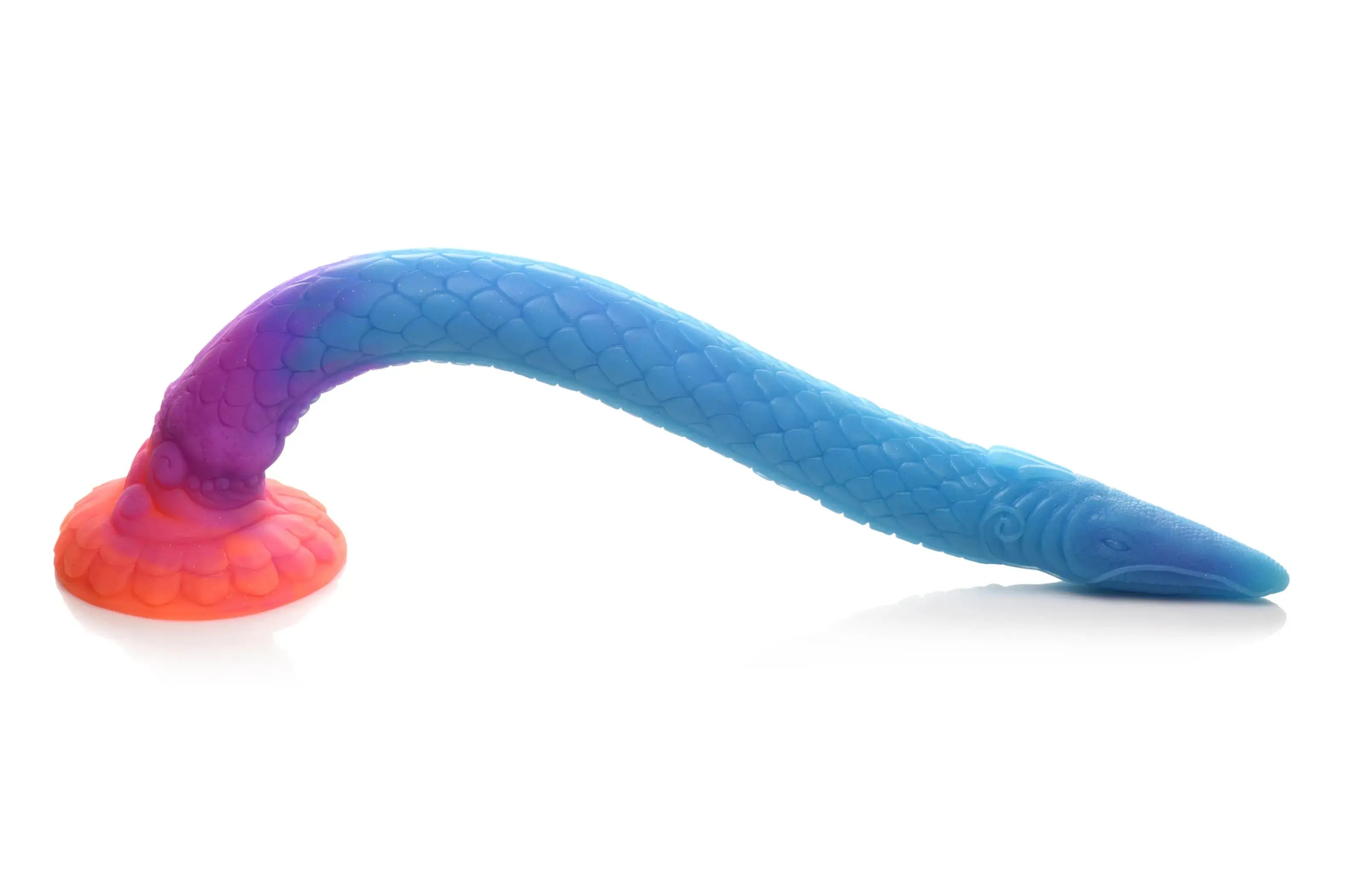 Creature Cocks Makara Glow in the Dark Silicone Snake Dildo XR Brands